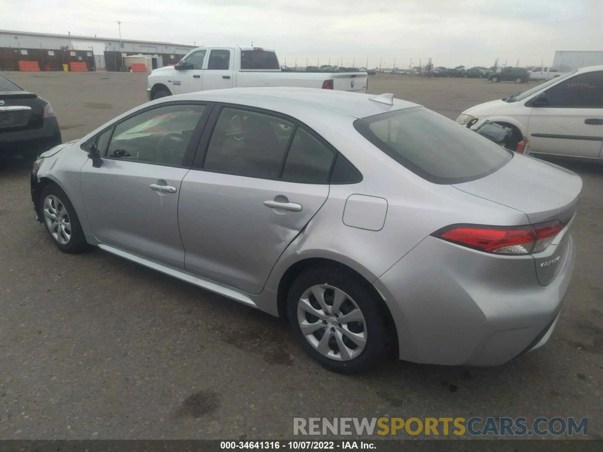 3 Photograph of a damaged car JTDEPMAE3N3020302 TOYOTA COROLLA 2022