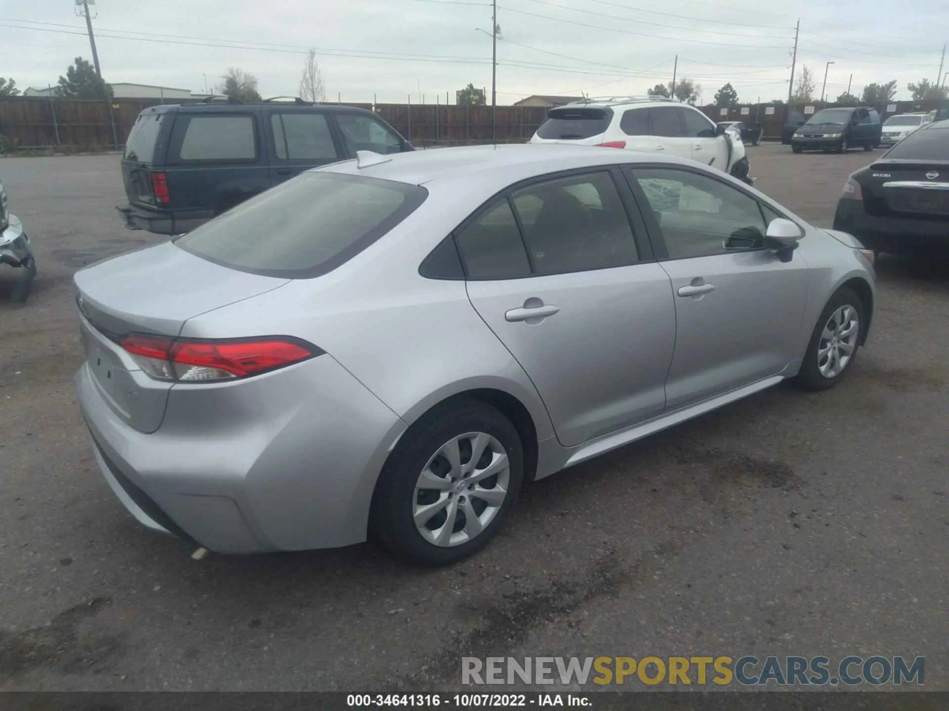 4 Photograph of a damaged car JTDEPMAE3N3020302 TOYOTA COROLLA 2022