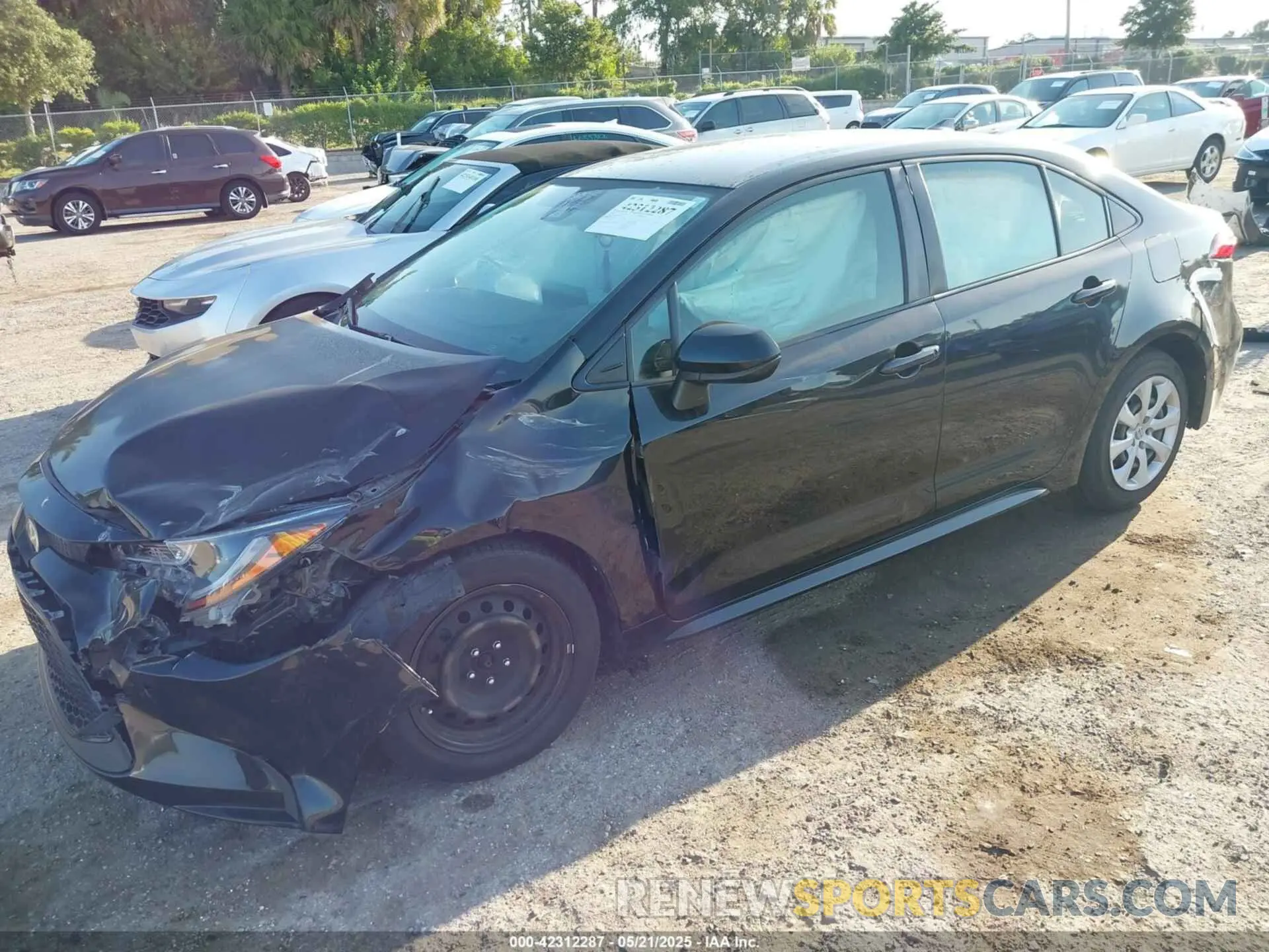 2 Фотография поврежденного автомобиля JTDEPMAE3NJ211892 TOYOTA COROLLA 2022