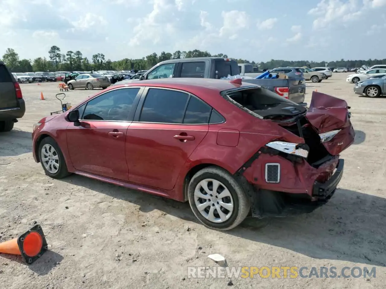 2 Photograph of a damaged car JTDEPMAE3NJ216882 TOYOTA COROLLA 2022