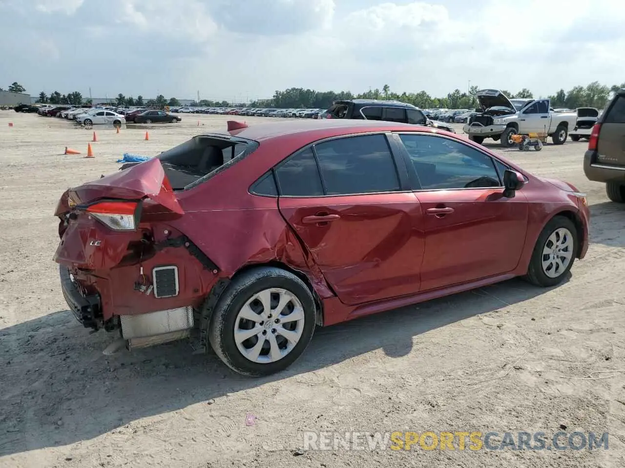 3 Photograph of a damaged car JTDEPMAE3NJ216882 TOYOTA COROLLA 2022