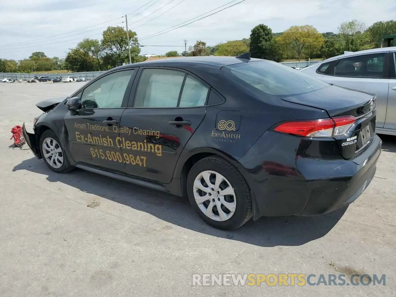 2 Фотография поврежденного автомобиля JTDEPMAE3NJ221998 TOYOTA COROLLA 2022