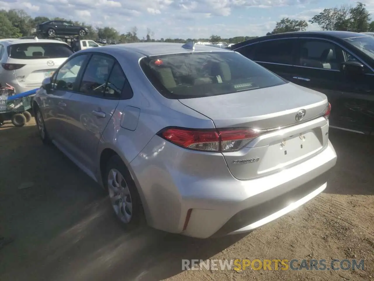 3 Photograph of a damaged car JTDEPMAE3NJ223735 TOYOTA COROLLA 2022