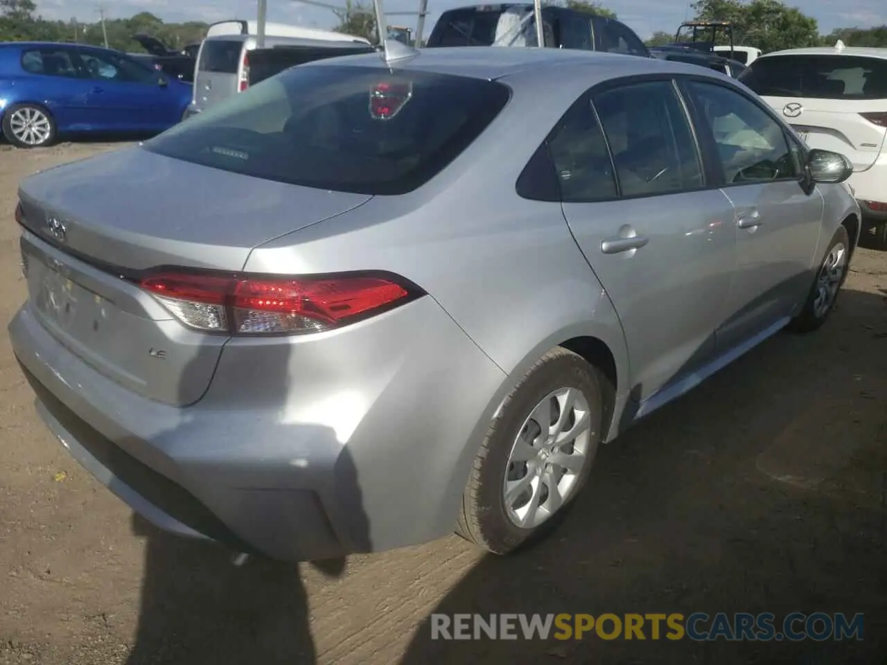 4 Photograph of a damaged car JTDEPMAE3NJ223735 TOYOTA COROLLA 2022