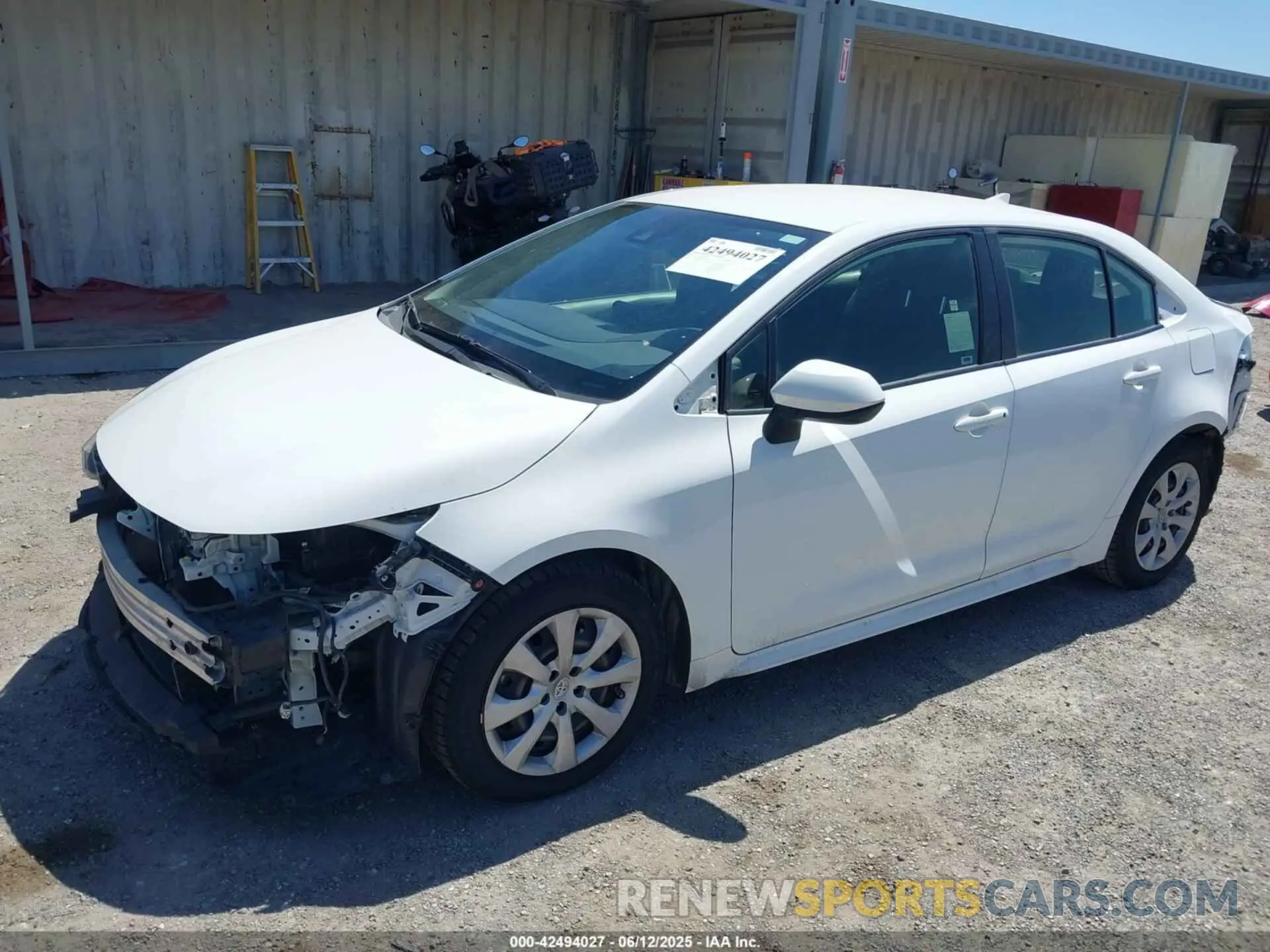 2 Фотография поврежденного автомобиля JTDEPMAE4N3002584 TOYOTA COROLLA 2022