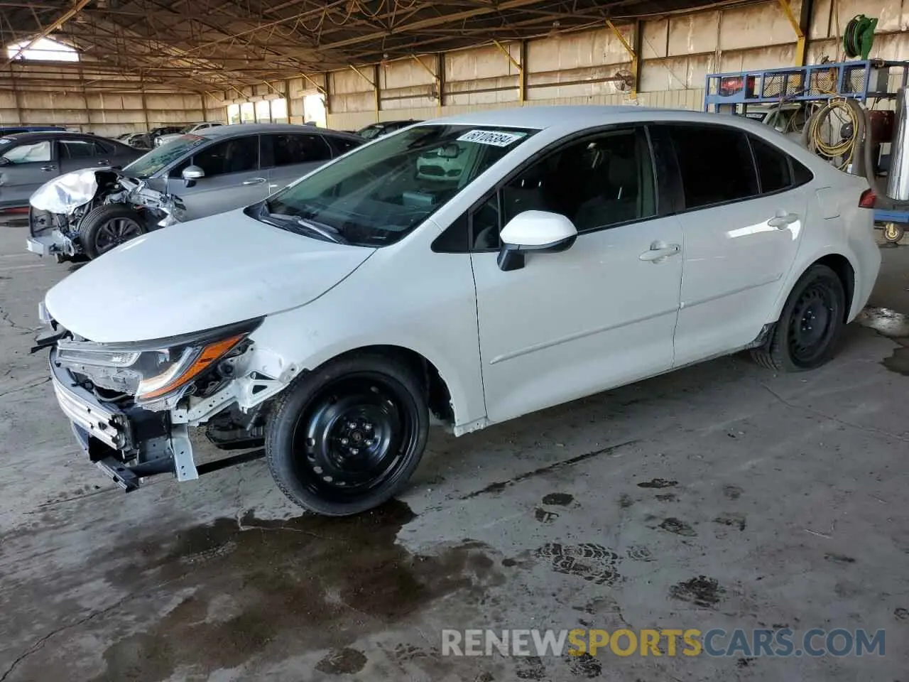 1 Фотография поврежденного автомобиля JTDEPMAE4N3022088 TOYOTA COROLLA 2022