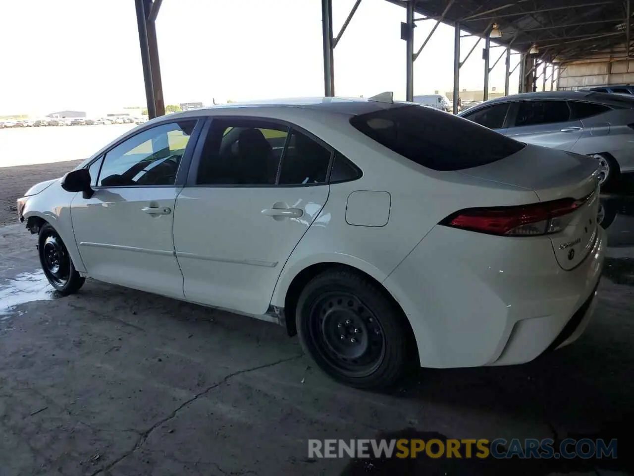 2 Фотография поврежденного автомобиля JTDEPMAE4N3022088 TOYOTA COROLLA 2022