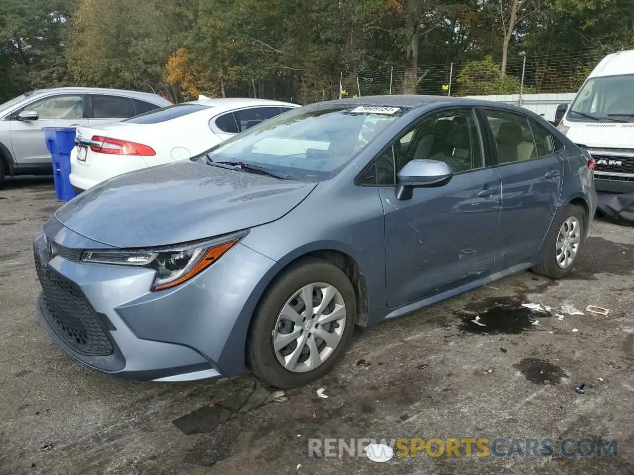 1 Photograph of a damaged car JTDEPMAE4NJ194861 TOYOTA COROLLA 2022