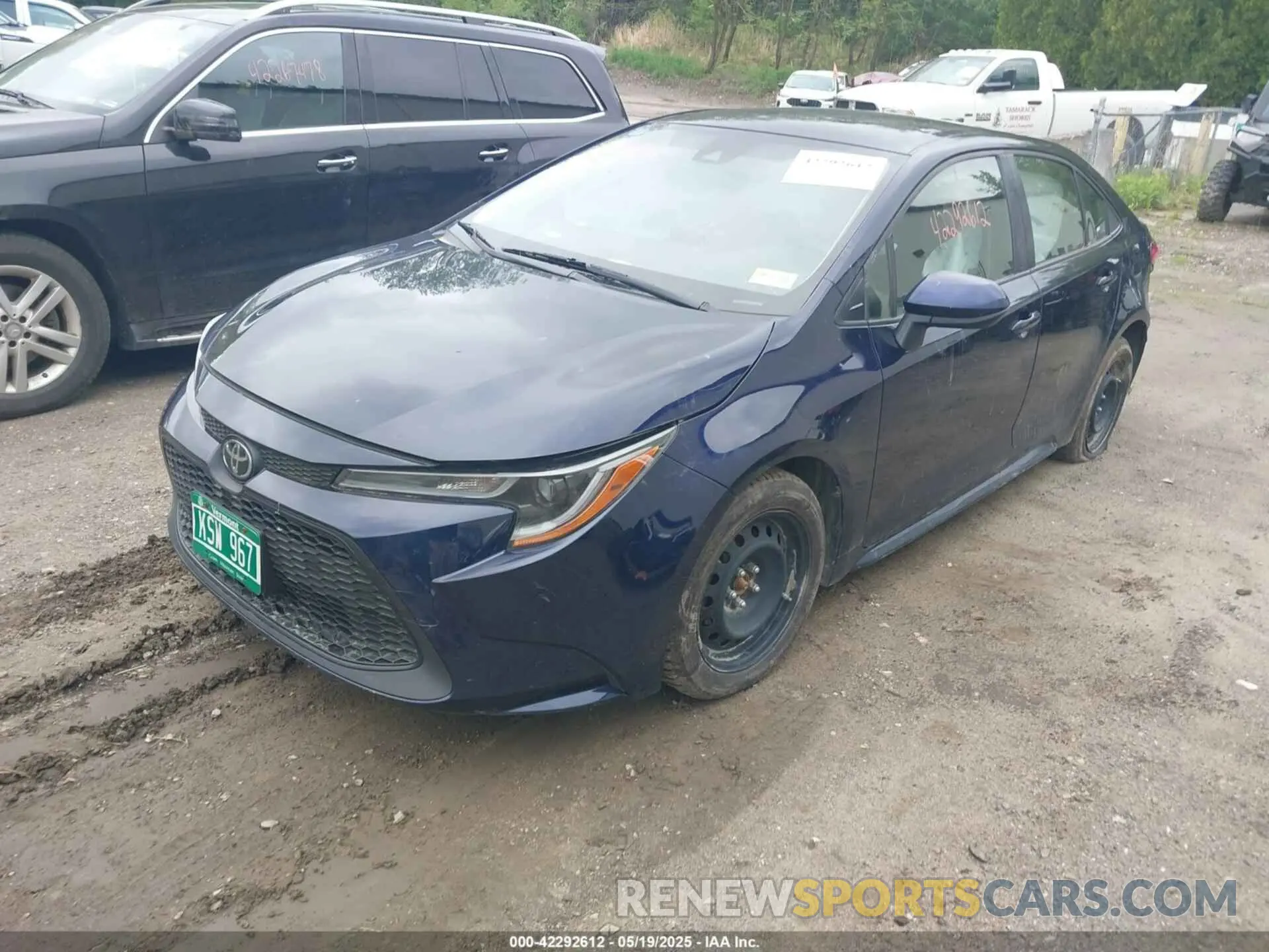 2 Фотография поврежденного автомобиля JTDEPMAE4NJ202702 TOYOTA COROLLA 2022