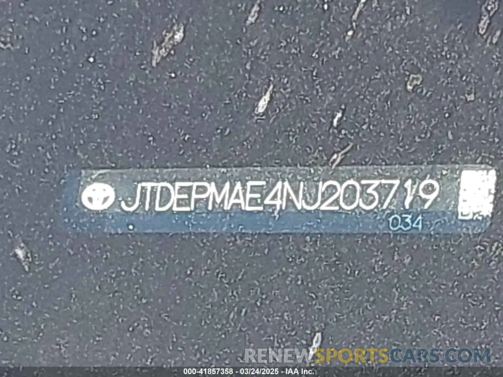 9 Фотография поврежденного автомобиля JTDEPMAE4NJ203719 TOYOTA COROLLA 2022