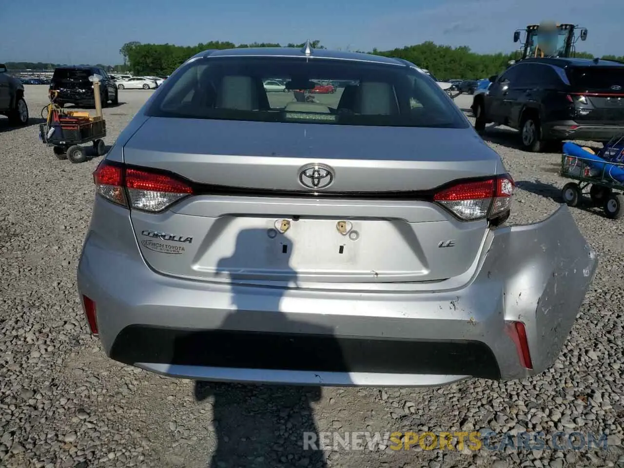 6 Photograph of a damaged car JTDEPMAE4NJ205065 TOYOTA COROLLA 2022
