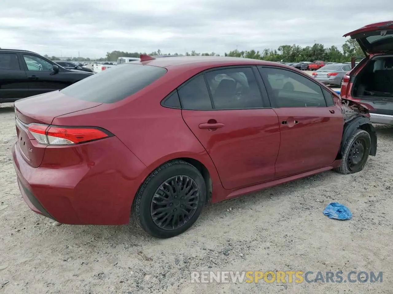 3 Photograph of a damaged car JTDEPMAE4NJ210315 TOYOTA COROLLA 2022
