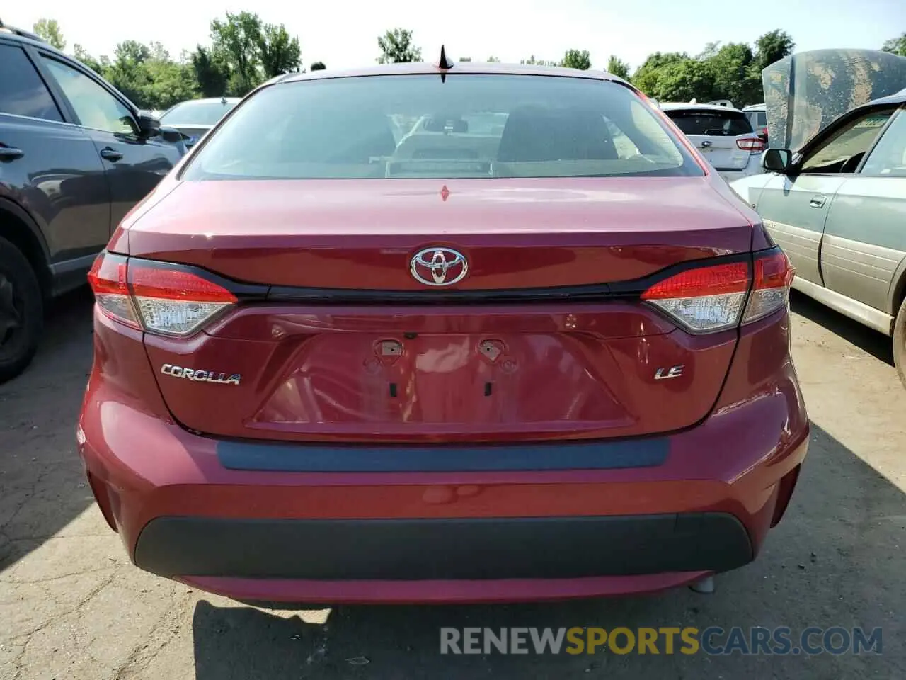 6 Photograph of a damaged car JTDEPMAE4NJ216275 TOYOTA COROLLA 2022