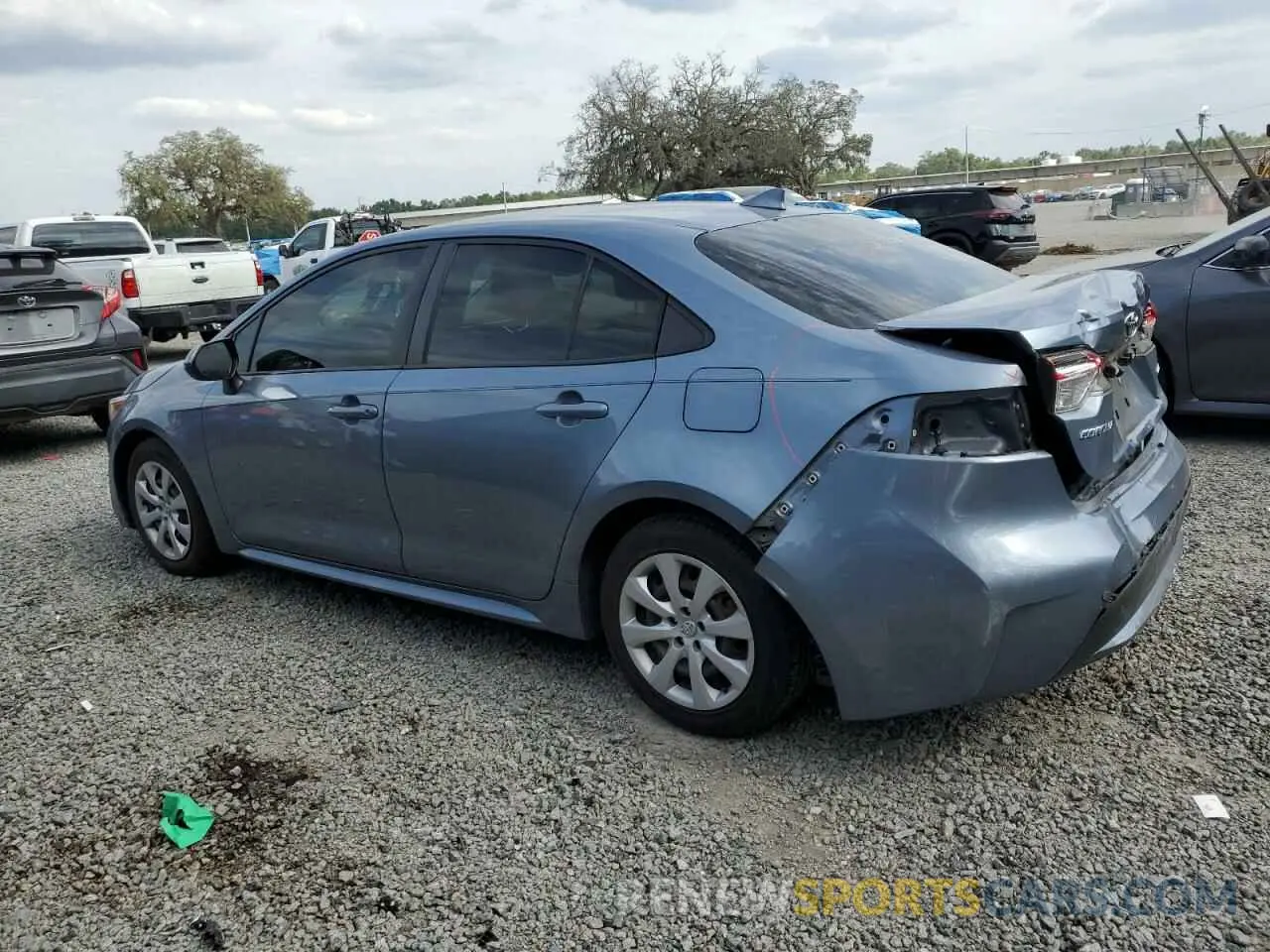 2 Фотография поврежденного автомобиля JTDEPMAE4NJ219399 TOYOTA COROLLA 2022