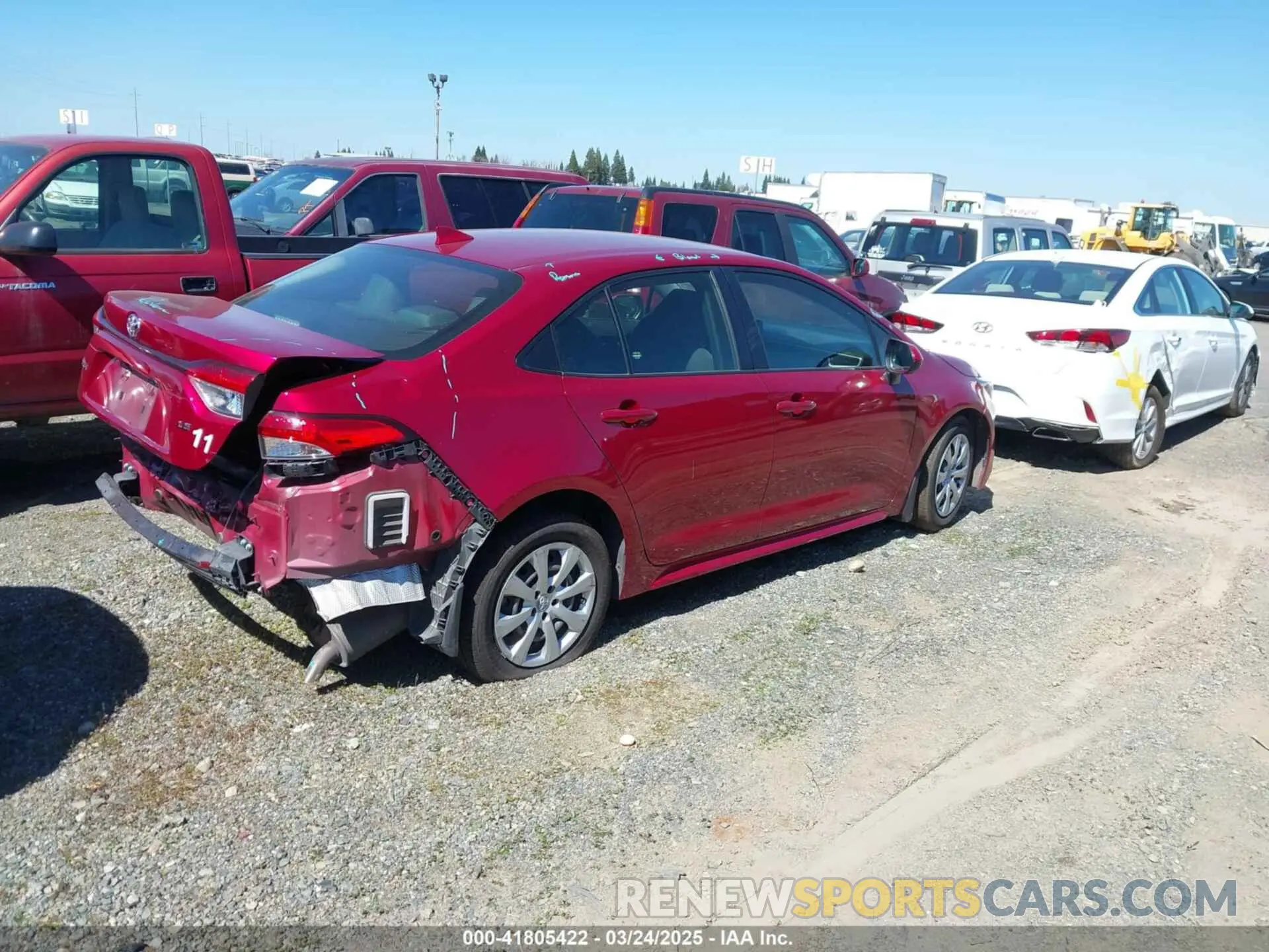 4 Photograph of a damaged car JTDEPMAE4NJ229611 TOYOTA COROLLA 2022