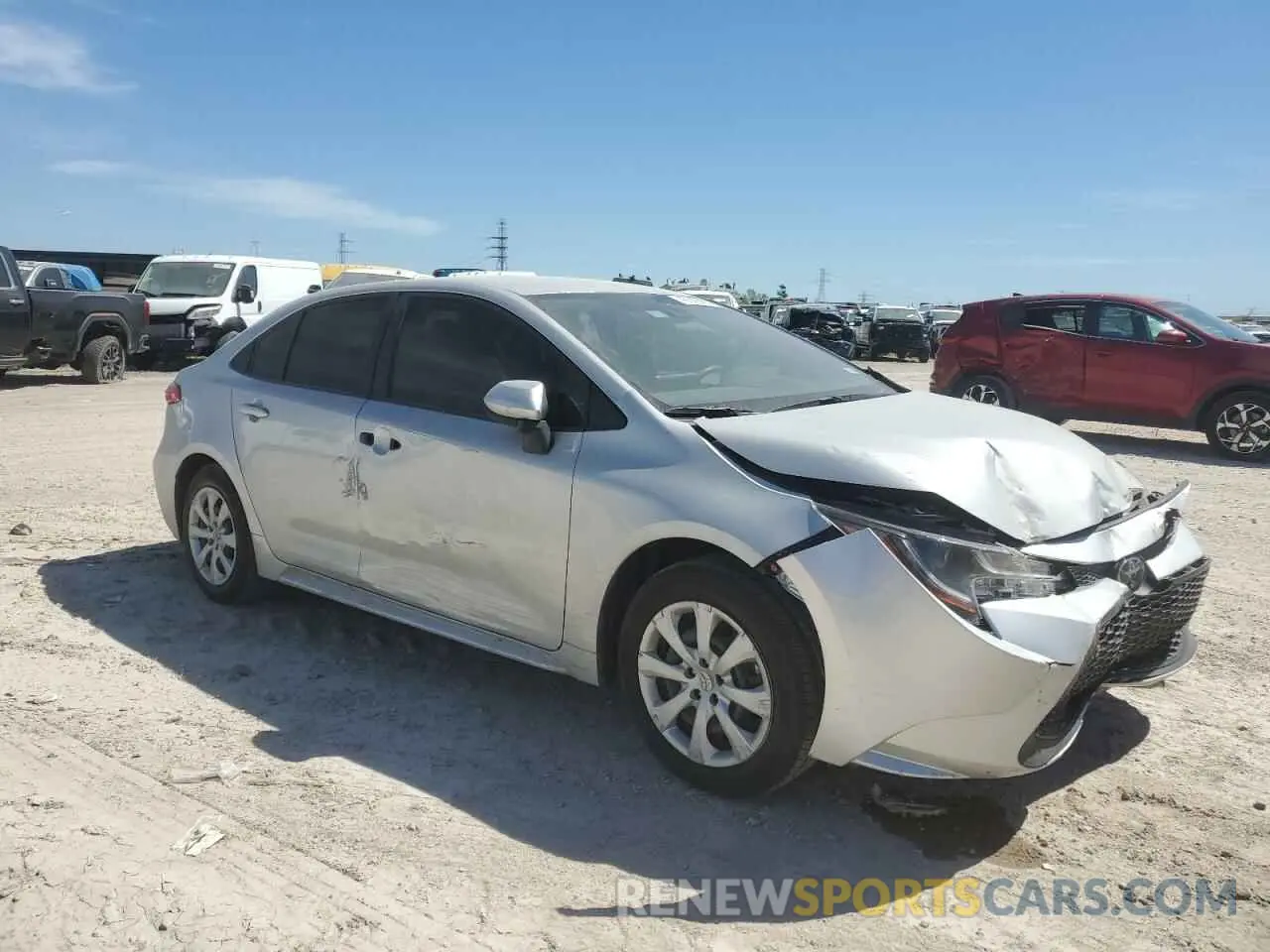 4 Photograph of a damaged car JTDEPMAE5N3003016 TOYOTA COROLLA 2022