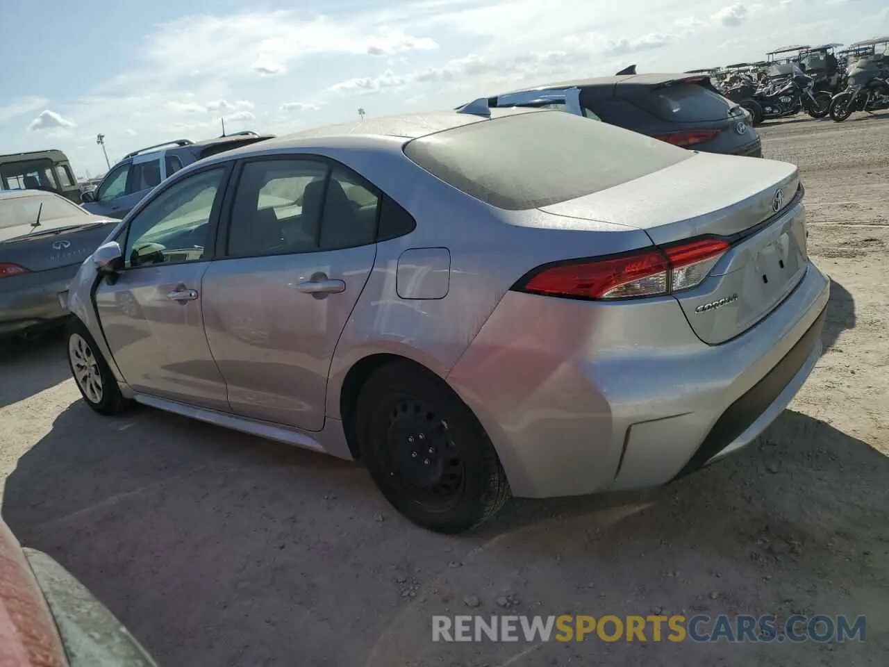 2 Фотография поврежденного автомобиля JTDEPMAE5N3004103 TOYOTA COROLLA 2022