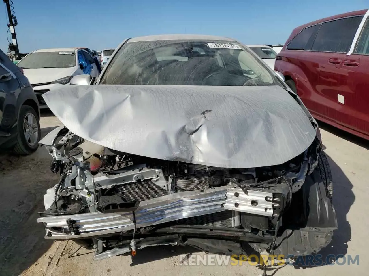 5 Фотография поврежденного автомобиля JTDEPMAE5N3004103 TOYOTA COROLLA 2022