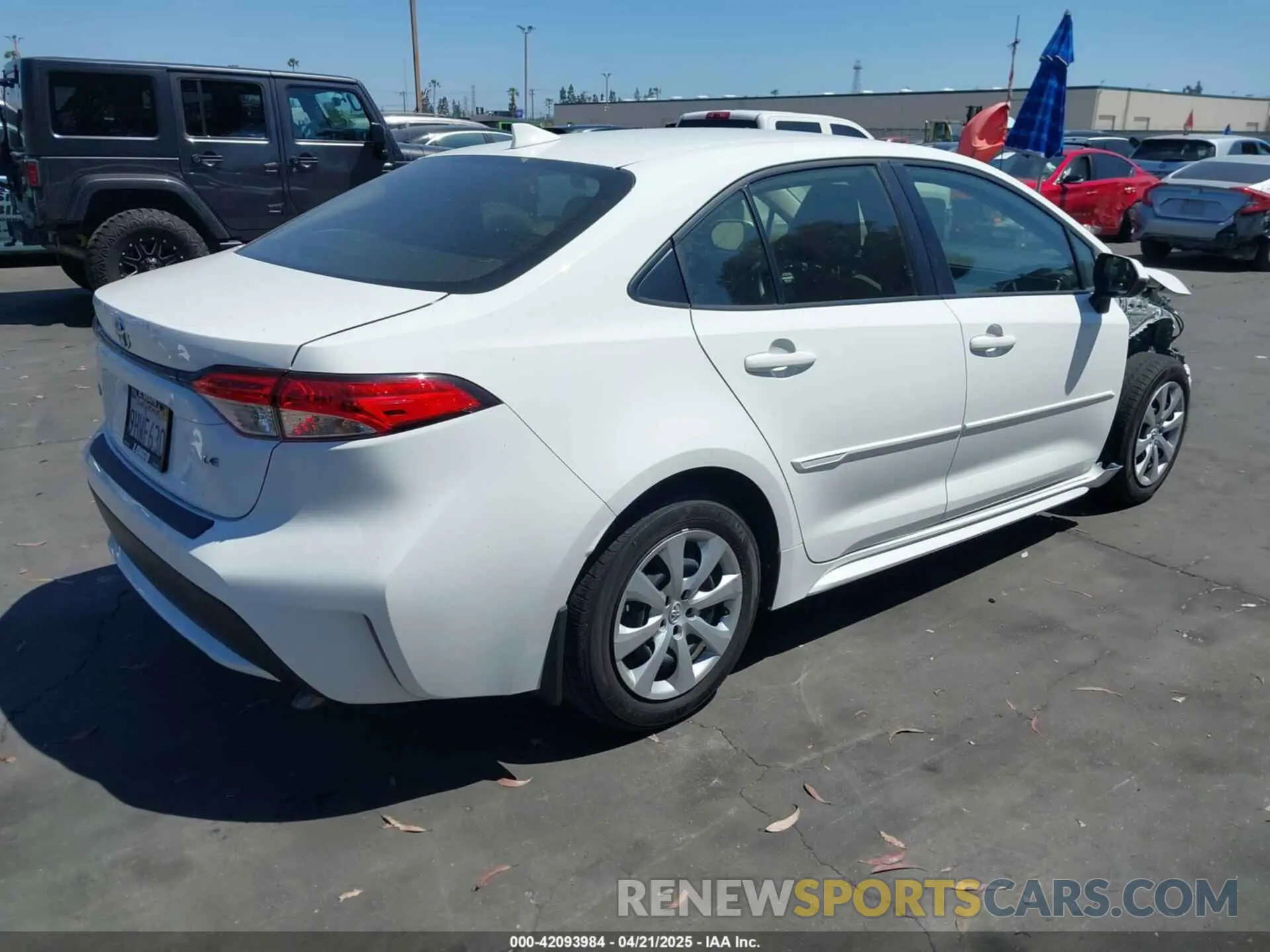 4 Photograph of a damaged car JTDEPMAE5N3025596 TOYOTA COROLLA 2022