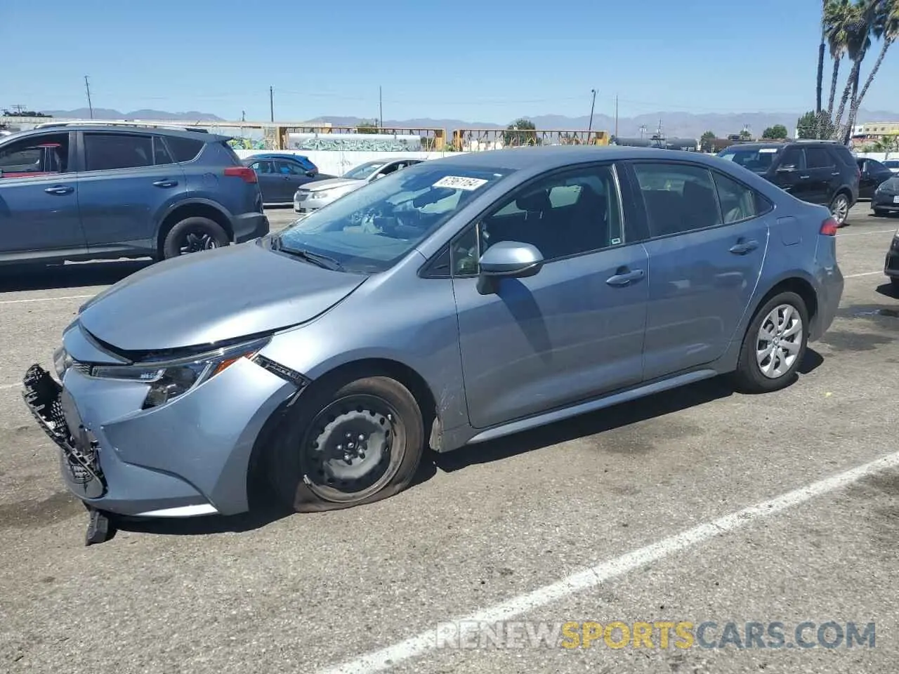 1 Photograph of a damaged car JTDEPMAE5N3033892 TOYOTA COROLLA 2022