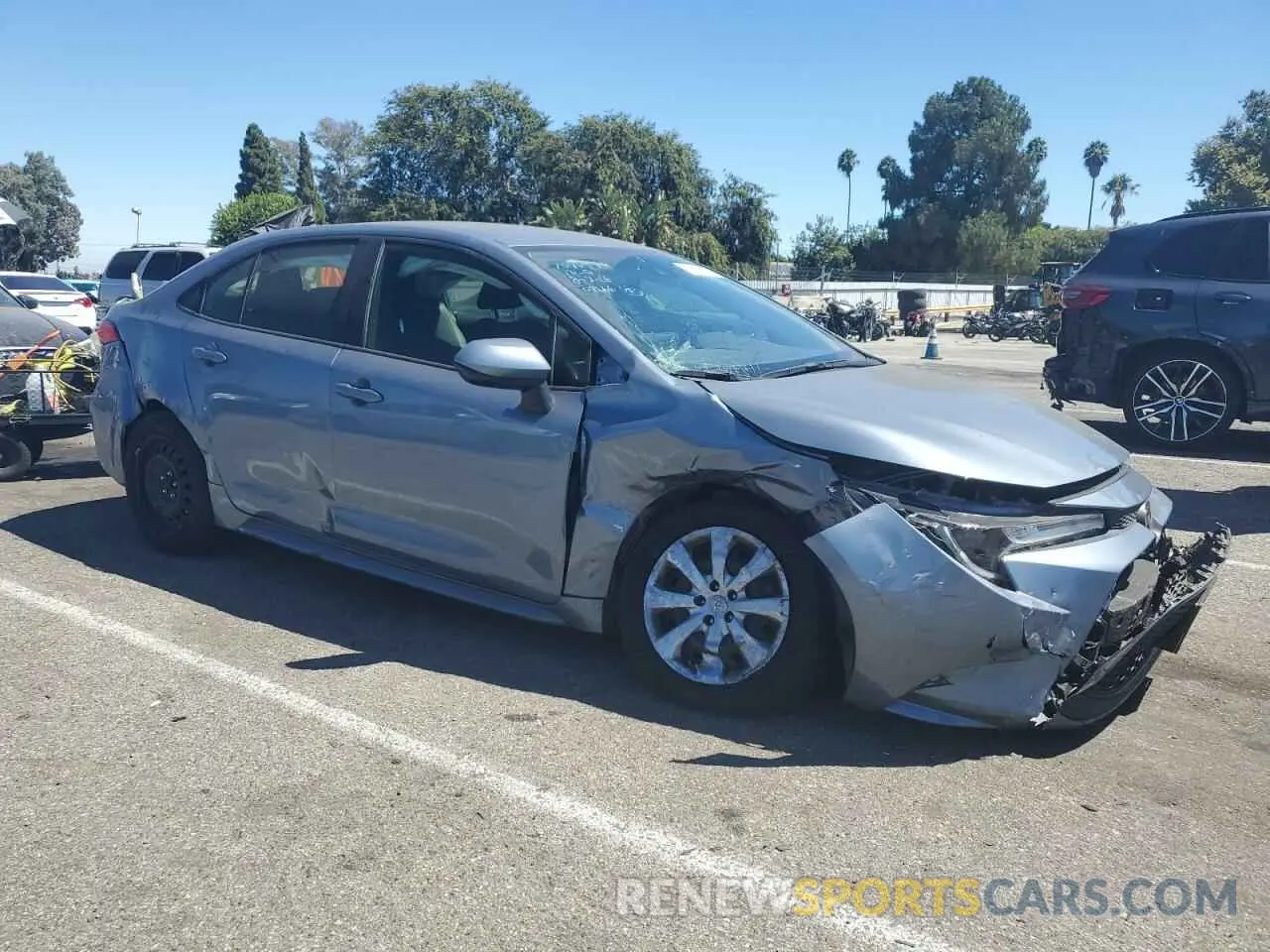 4 Photograph of a damaged car JTDEPMAE5N3033892 TOYOTA COROLLA 2022