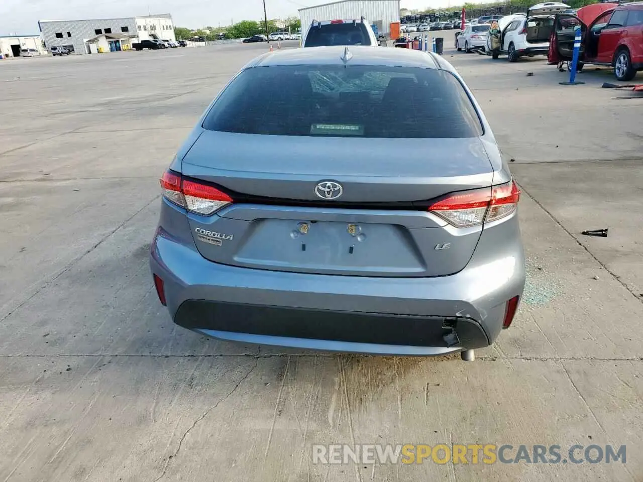 6 Фотография поврежденного автомобиля JTDEPMAE5NJ222392 TOYOTA COROLLA 2022