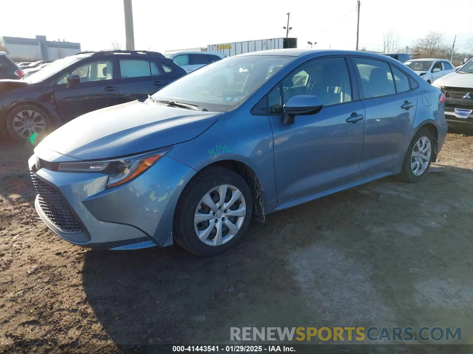 2 Фотография поврежденного автомобиля JTDEPMAE6N3006006 TOYOTA COROLLA 2022
