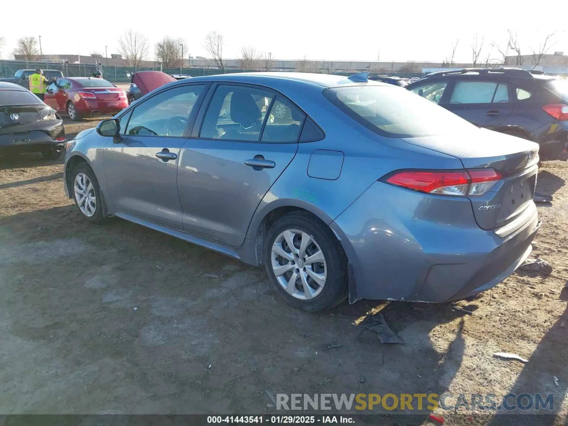 3 Фотография поврежденного автомобиля JTDEPMAE6N3006006 TOYOTA COROLLA 2022