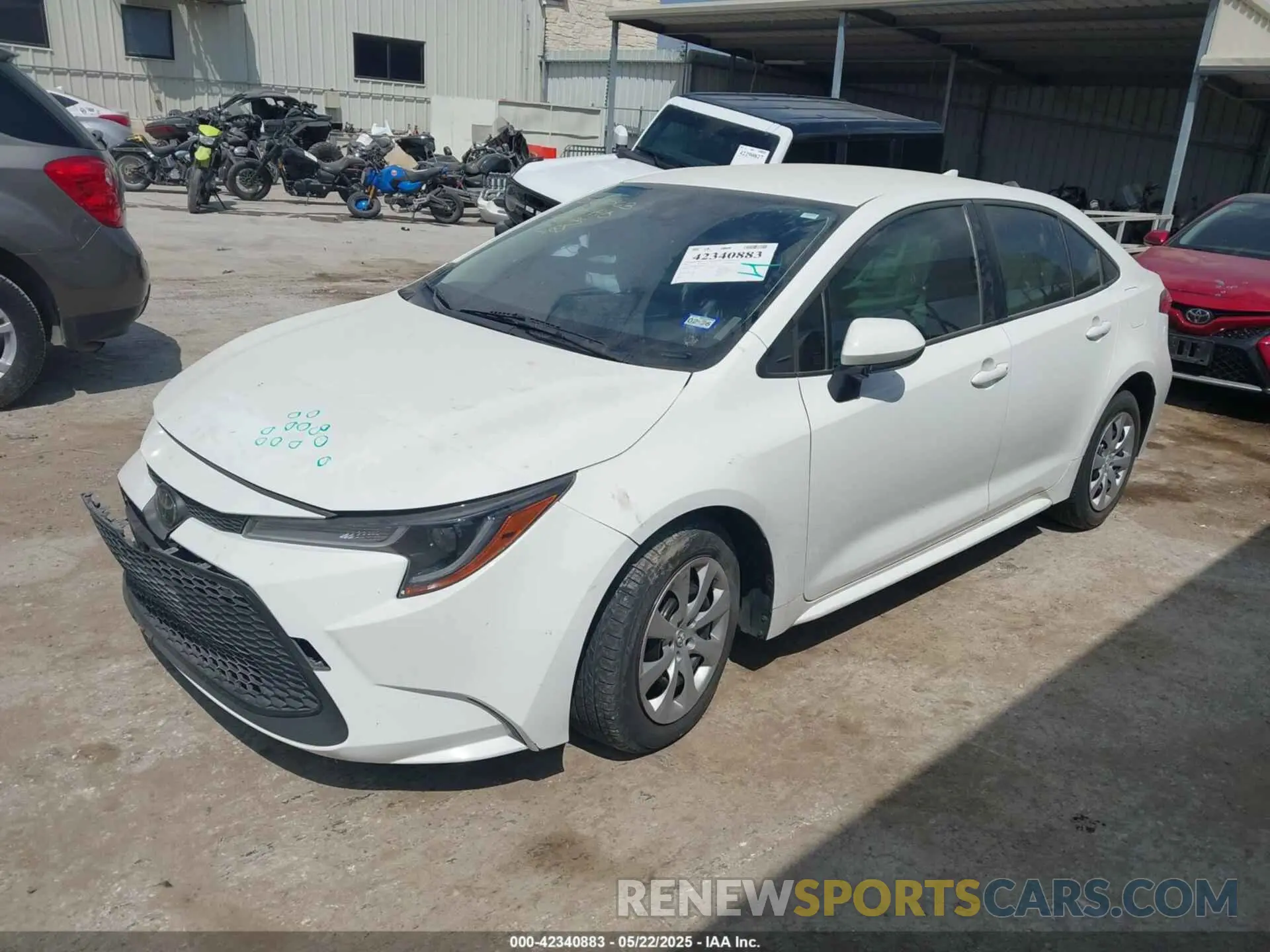 2 Photograph of a damaged car JTDEPMAE6N3016440 TOYOTA COROLLA 2022