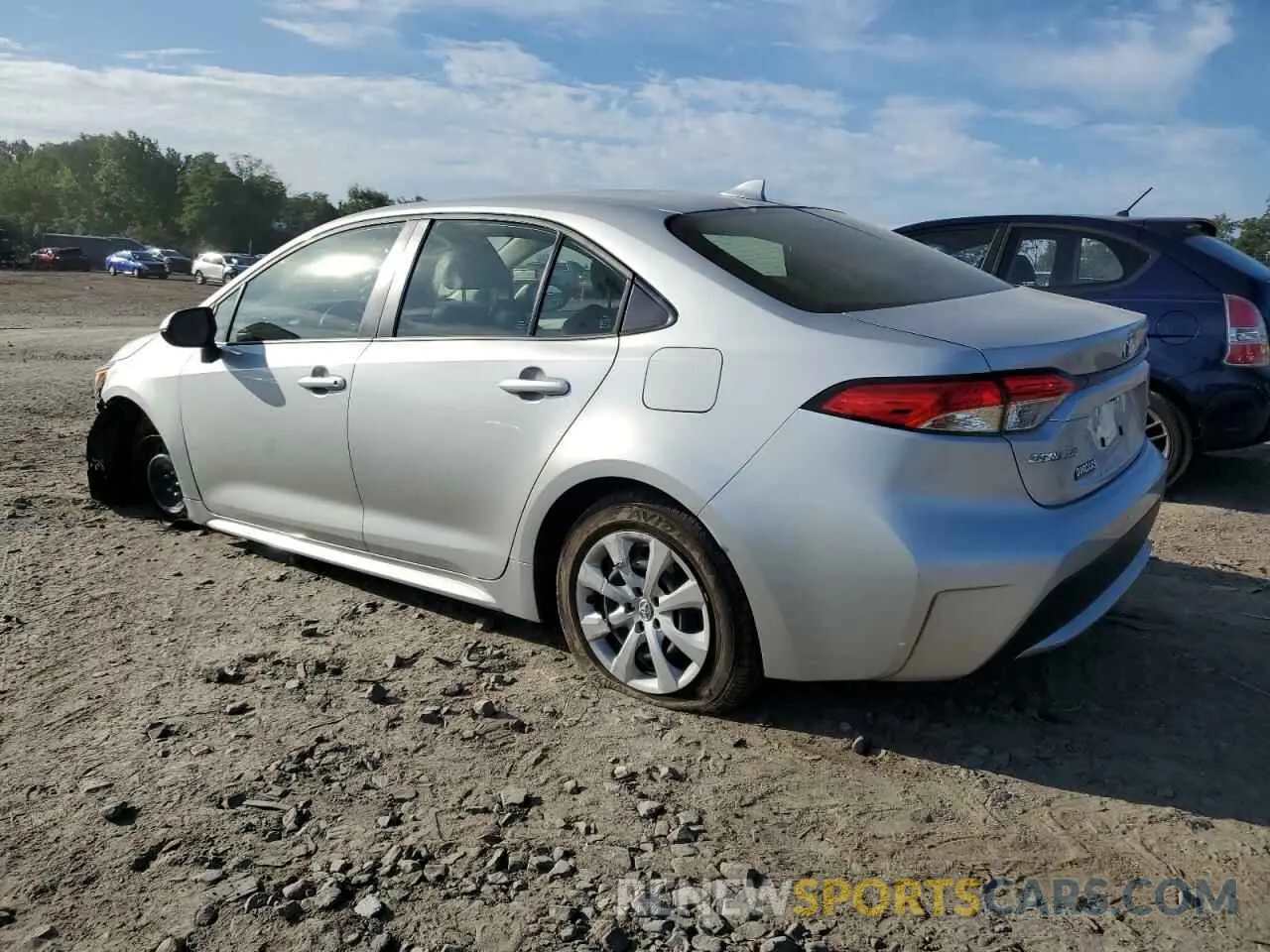 2 Photograph of a damaged car JTDEPMAE6N3028586 TOYOTA COROLLA 2022