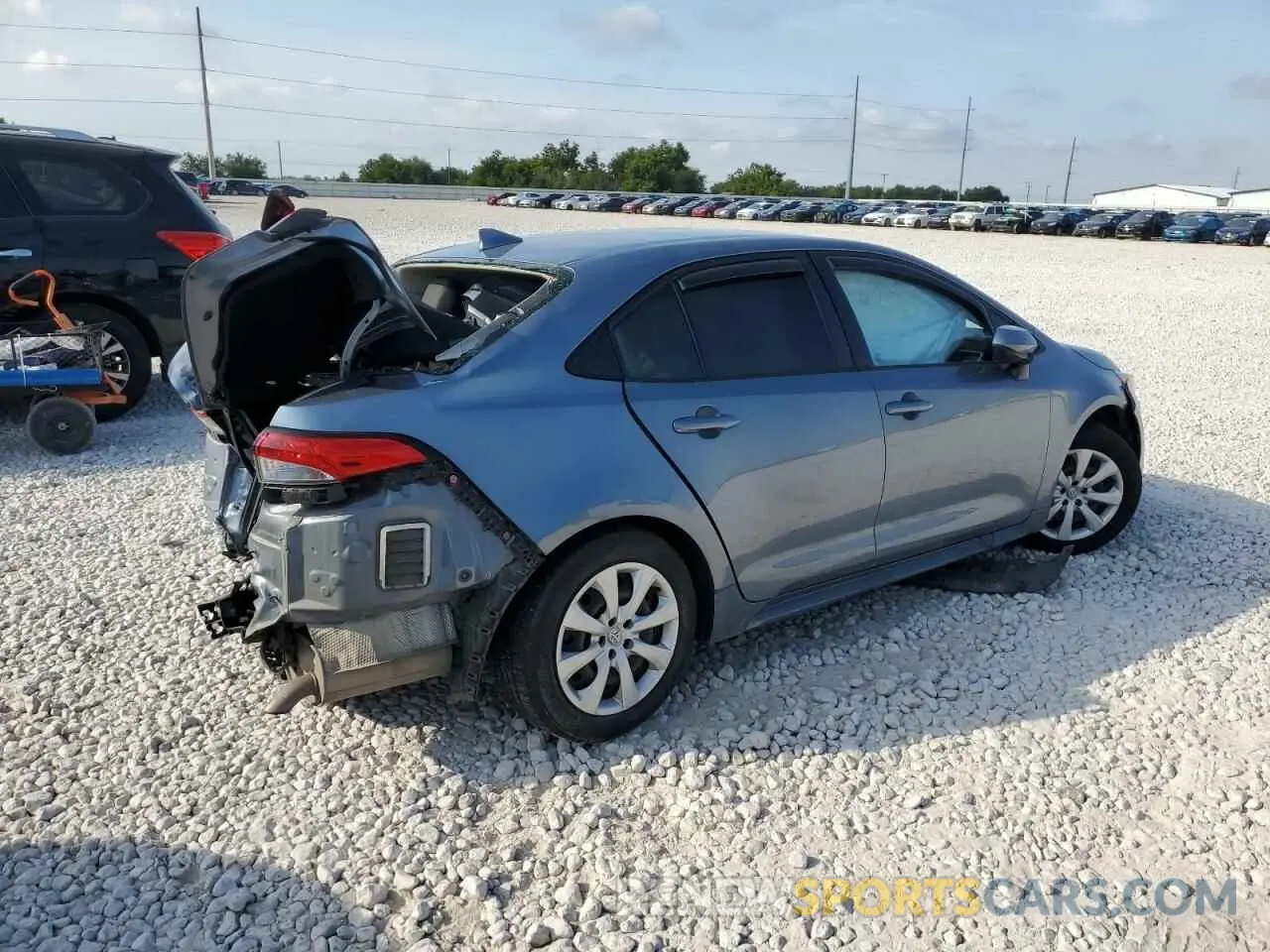 3 Photograph of a damaged car JTDEPMAE6NJ191489 TOYOTA COROLLA 2022