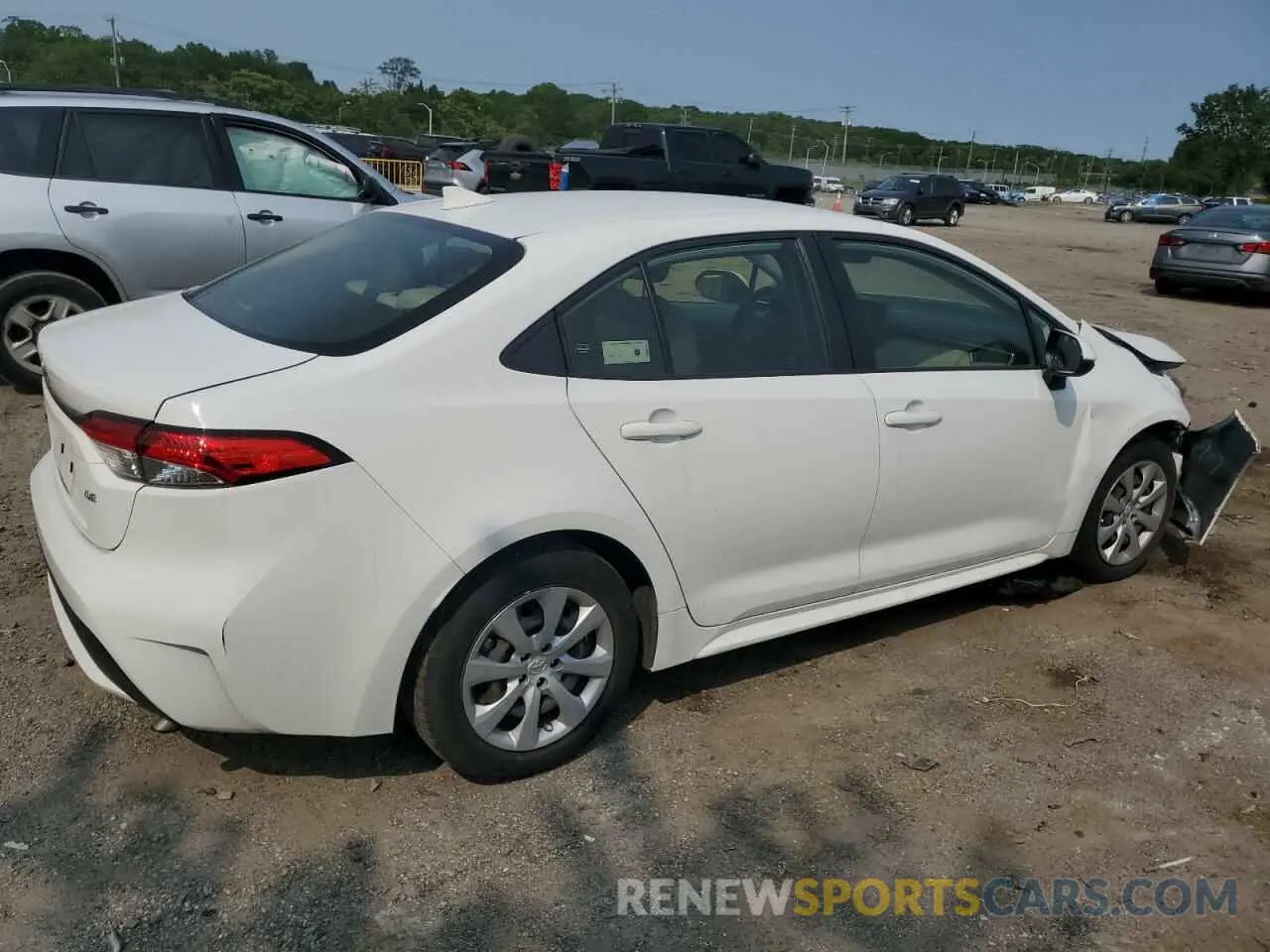 3 Фотография поврежденного автомобиля JTDEPMAE6NJ206279 TOYOTA COROLLA 2022