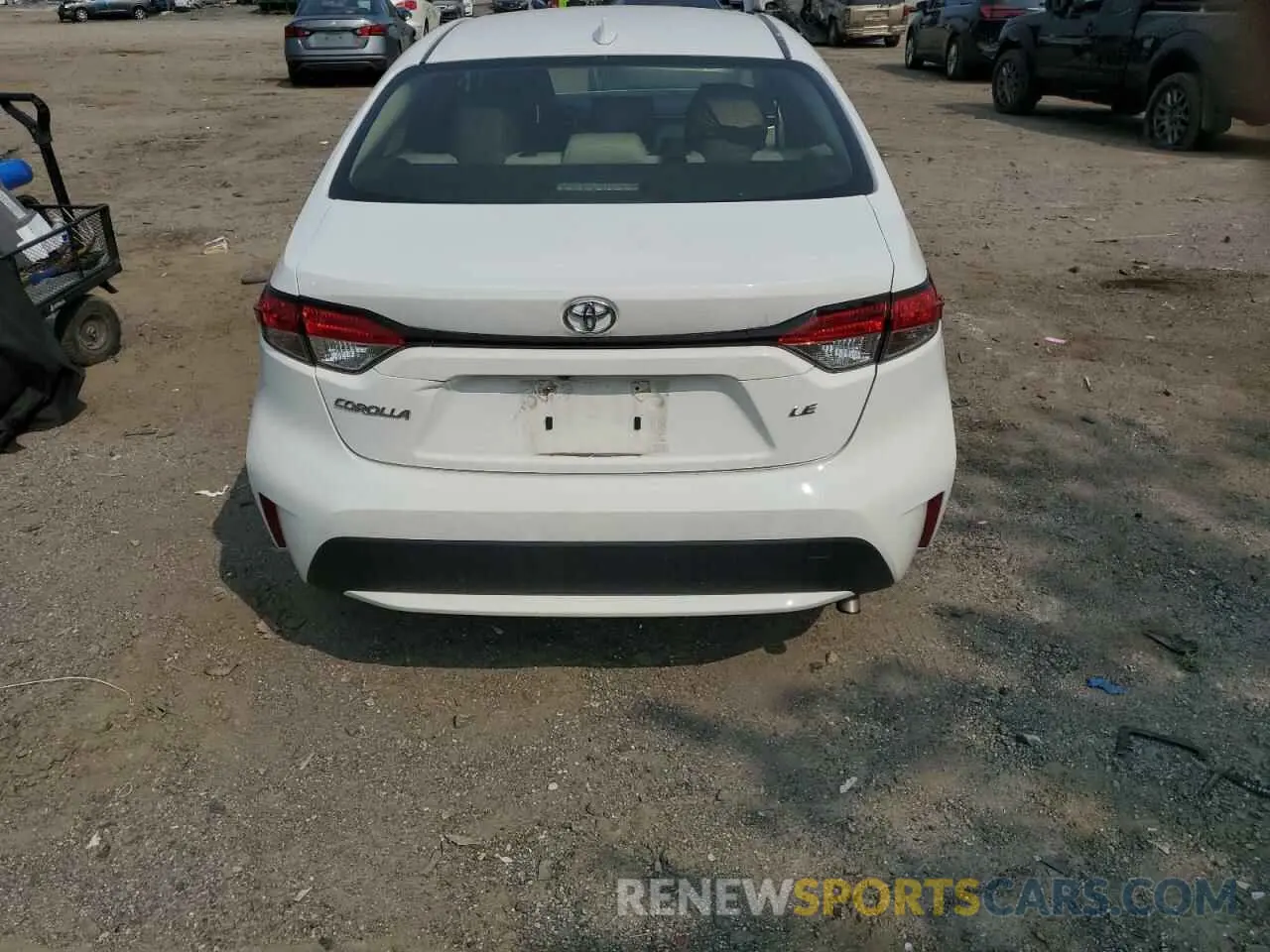 6 Фотография поврежденного автомобиля JTDEPMAE6NJ206279 TOYOTA COROLLA 2022