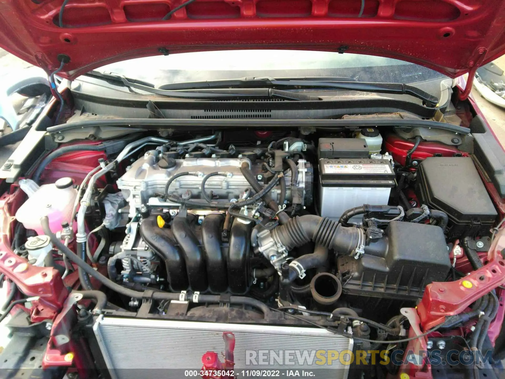 10 Фотография поврежденного автомобиля JTDEPMAE6NJ212647 TOYOTA COROLLA 2022