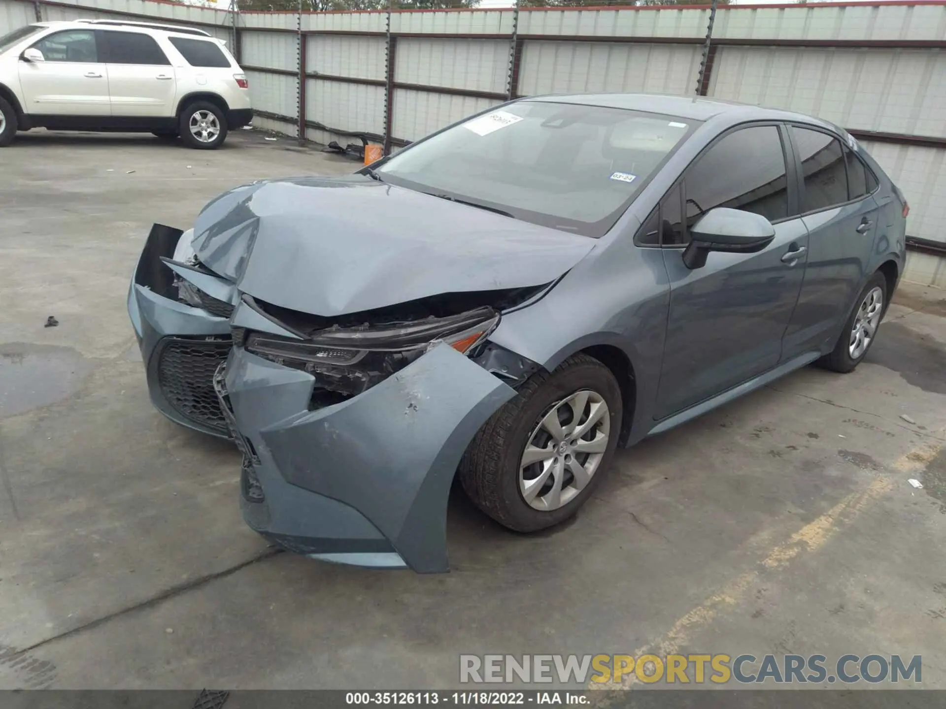 2 Photograph of a damaged car JTDEPMAE6NJ217475 TOYOTA COROLLA 2022