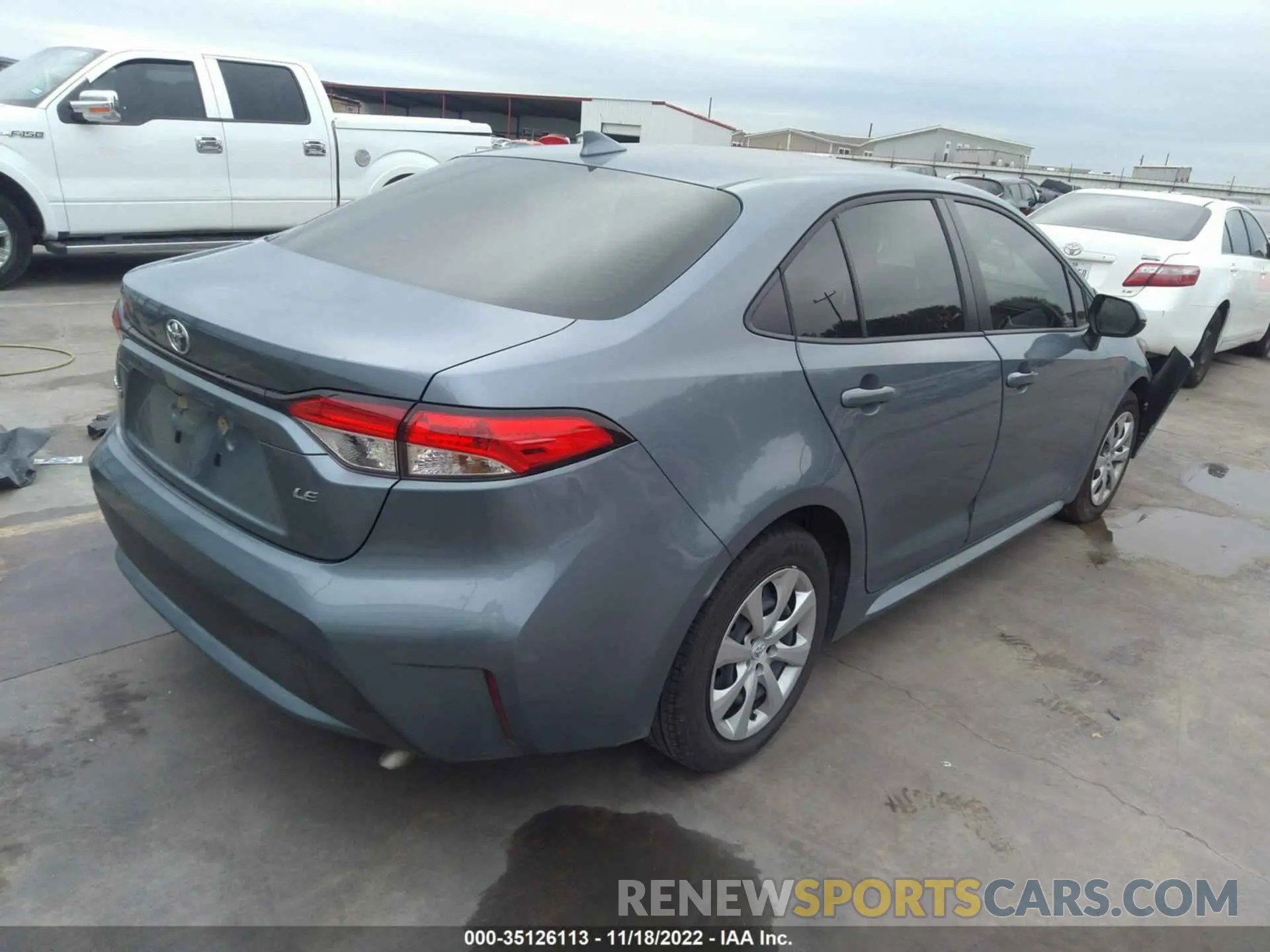 4 Photograph of a damaged car JTDEPMAE6NJ217475 TOYOTA COROLLA 2022