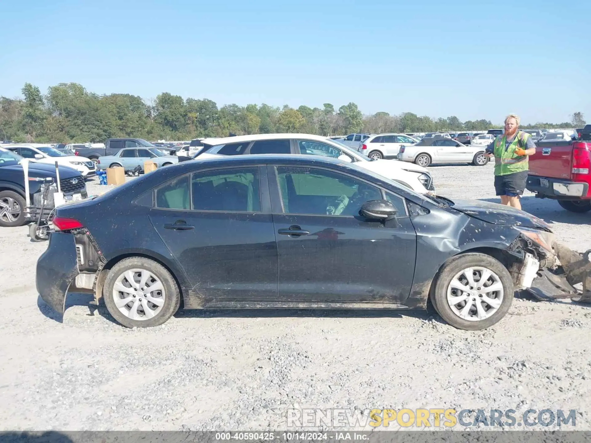 13 Photograph of a damaged car JTDEPMAE6NJ225690 TOYOTA COROLLA 2022