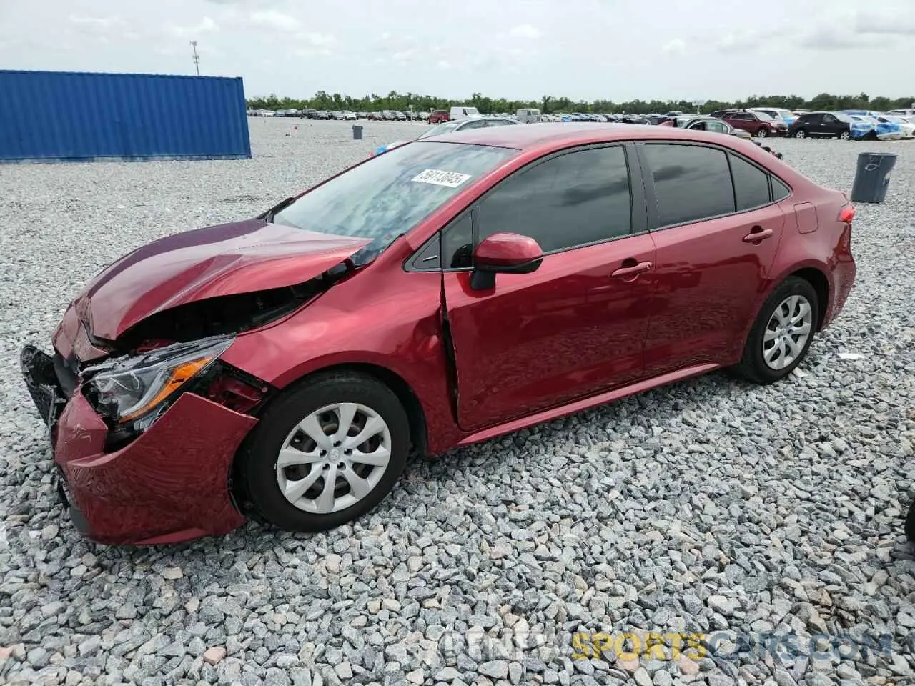 1 Фотография поврежденного автомобиля JTDEPMAE6NJ227228 TOYOTA COROLLA 2022