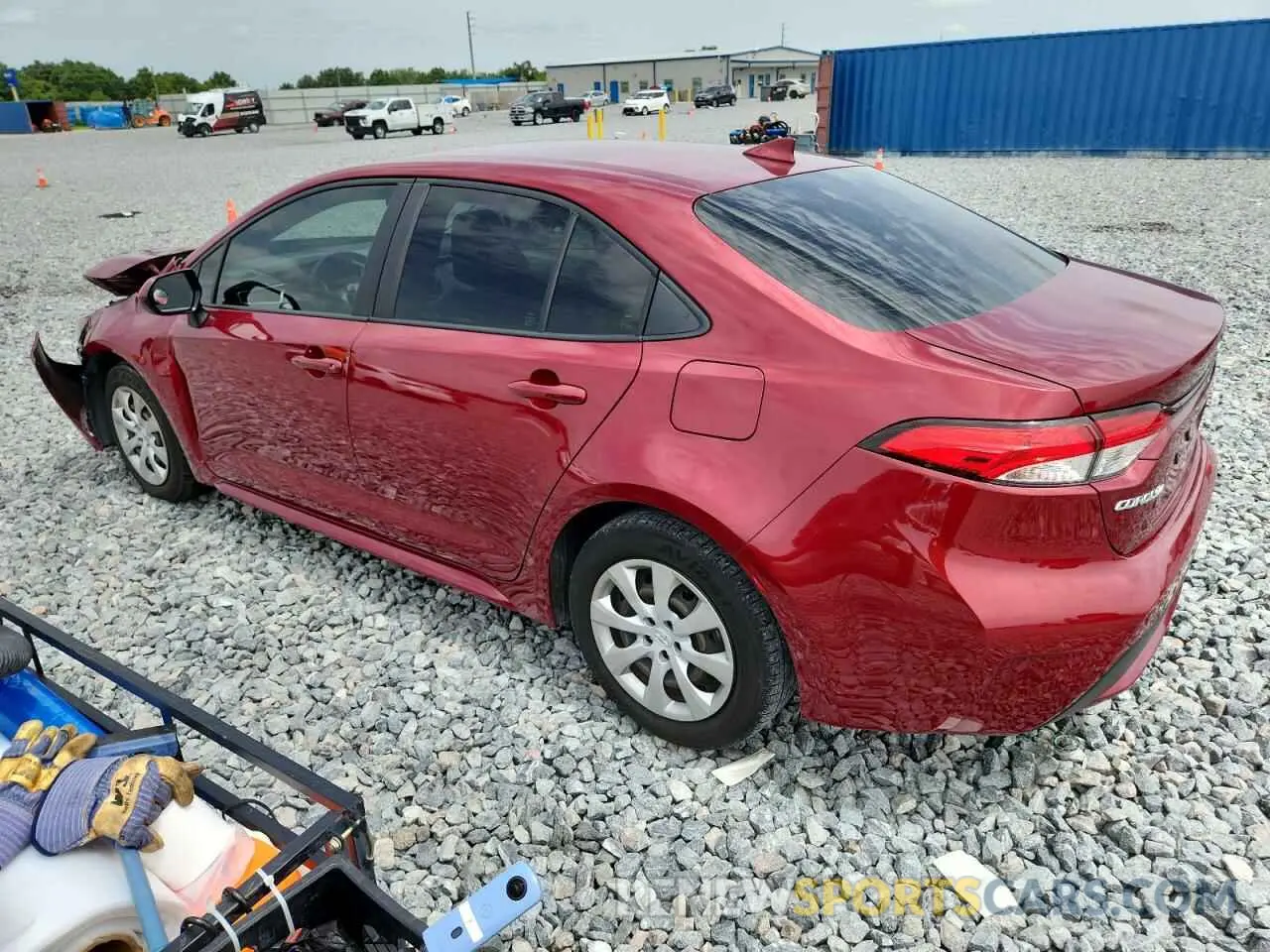 2 Фотография поврежденного автомобиля JTDEPMAE6NJ227228 TOYOTA COROLLA 2022