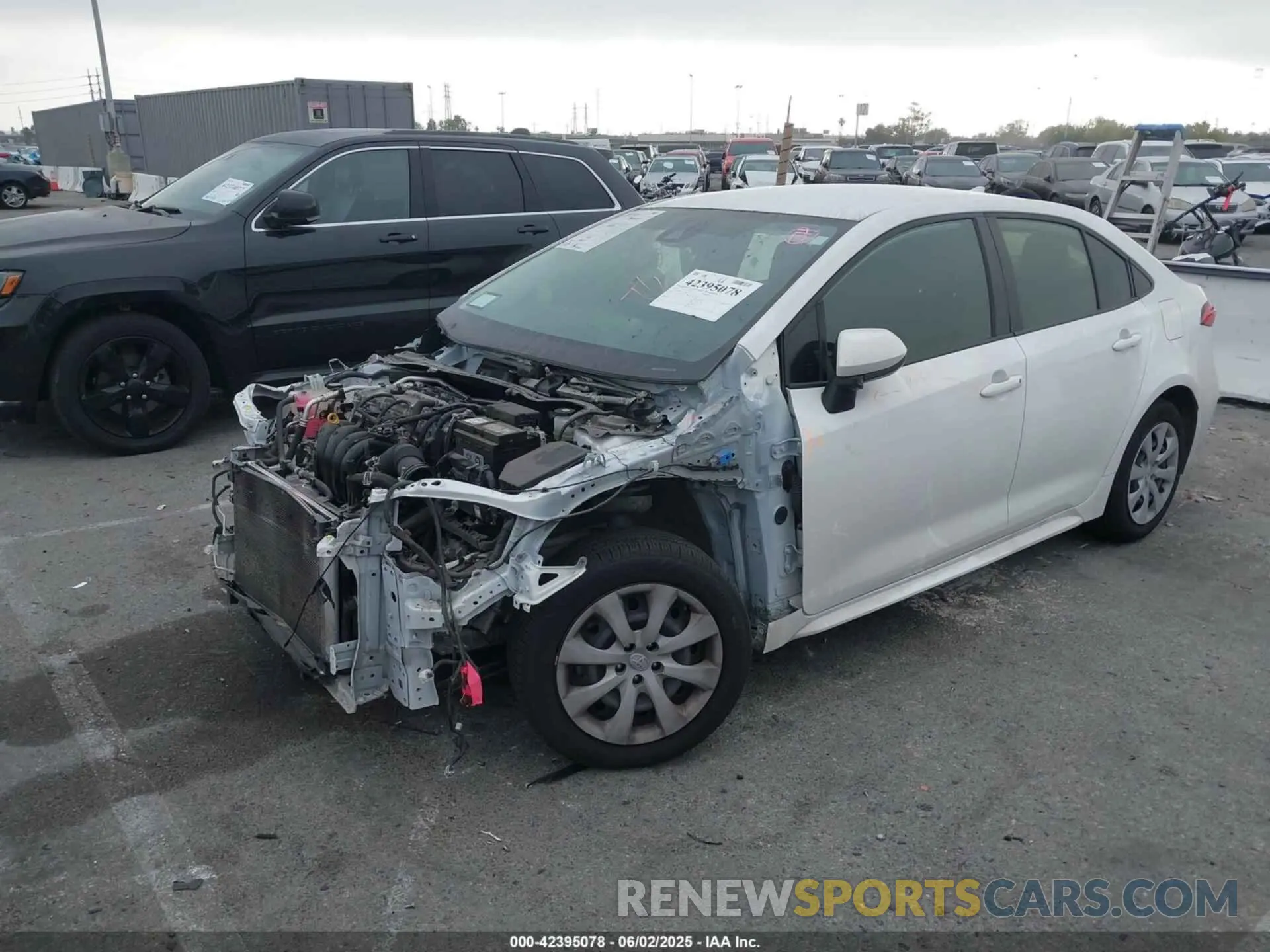 2 Фотография поврежденного автомобиля JTDEPMAE7N3020352 TOYOTA COROLLA 2022