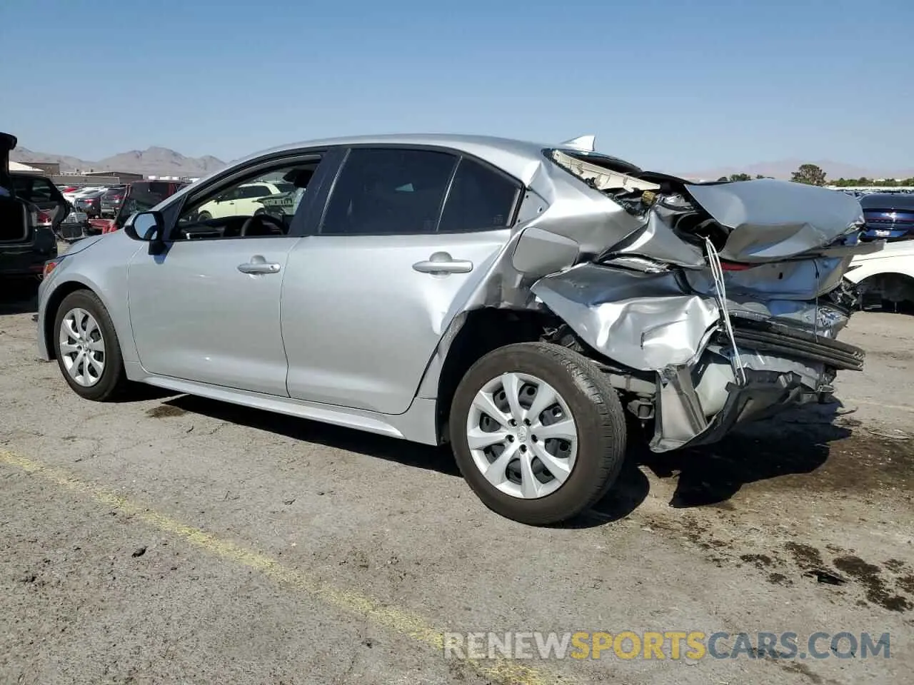 2 Photograph of a damaged car JTDEPMAE7N3028564 TOYOTA COROLLA 2022