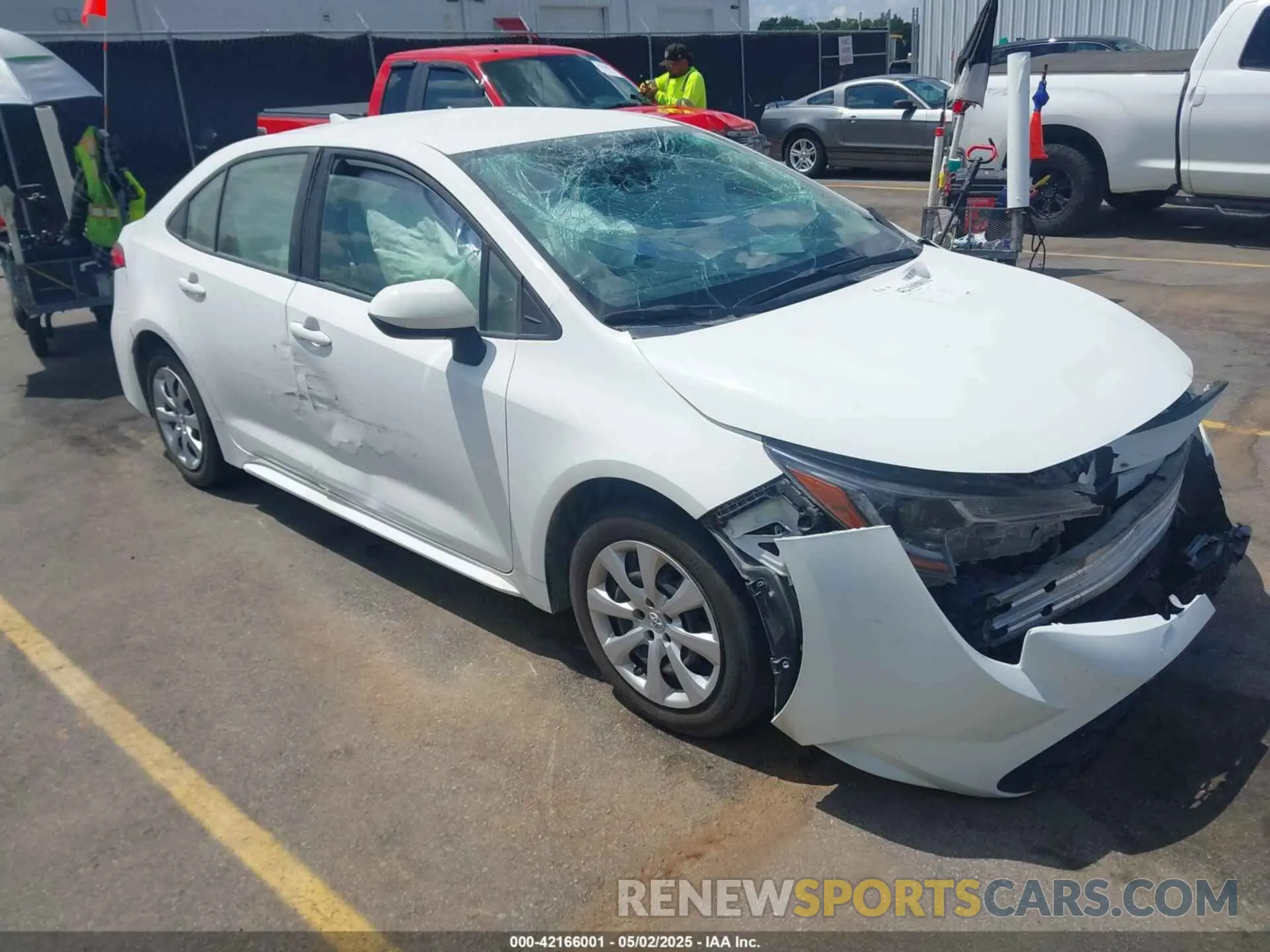 1 Photograph of a damaged car JTDEPMAE7NJ191940 TOYOTA COROLLA 2022