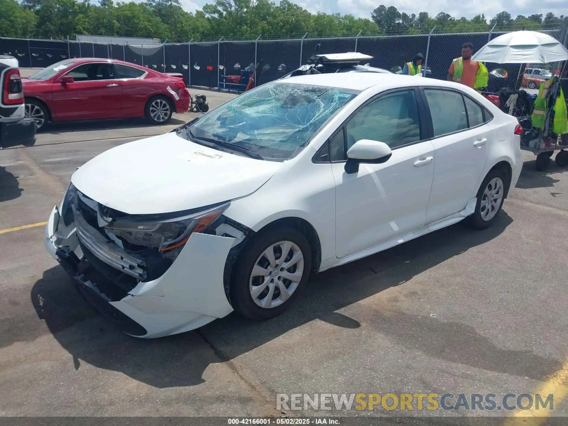 2 Photograph of a damaged car JTDEPMAE7NJ191940 TOYOTA COROLLA 2022