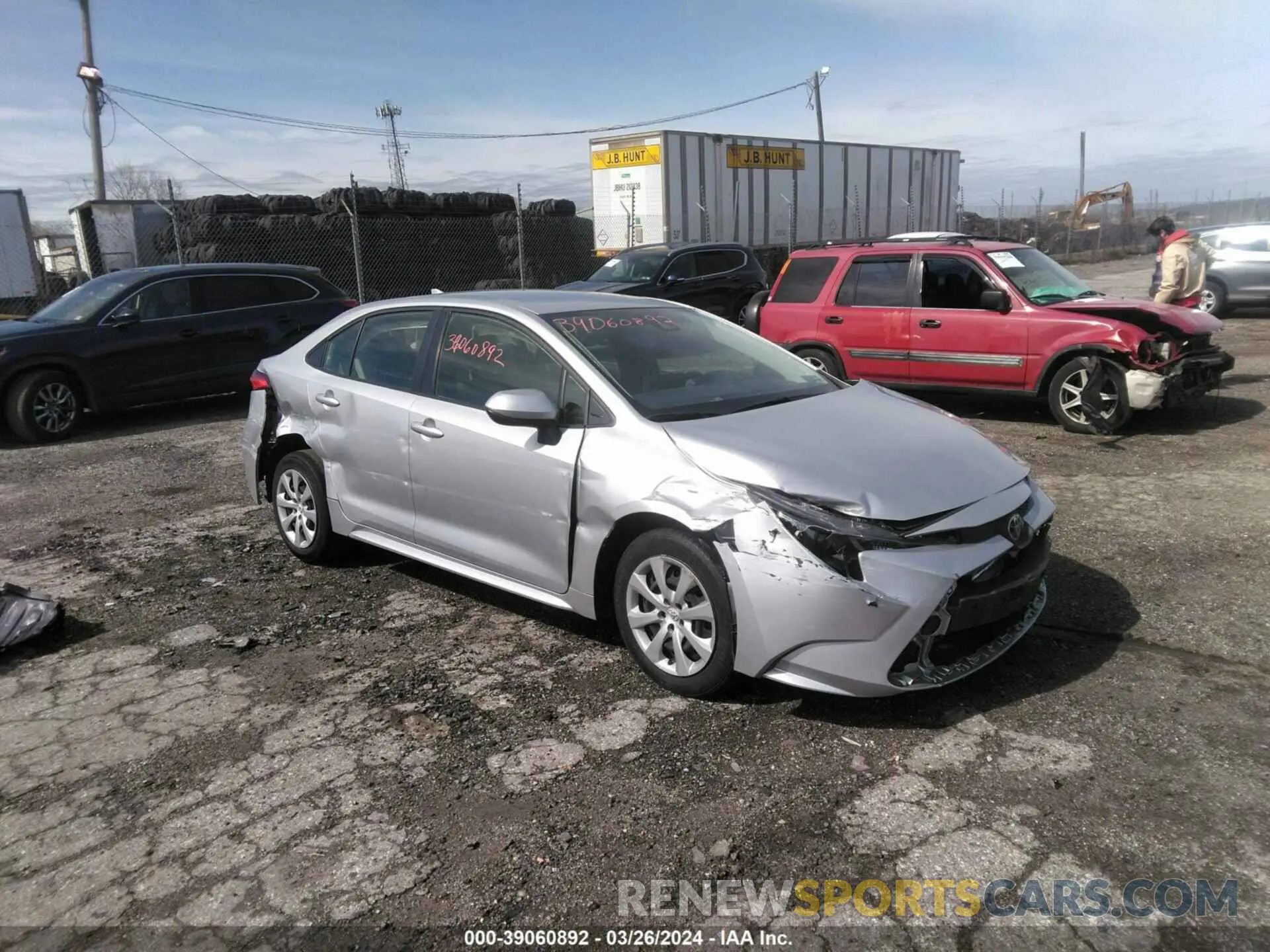 1 Photograph of a damaged car JTDEPMAE7NJ202600 TOYOTA COROLLA 2022