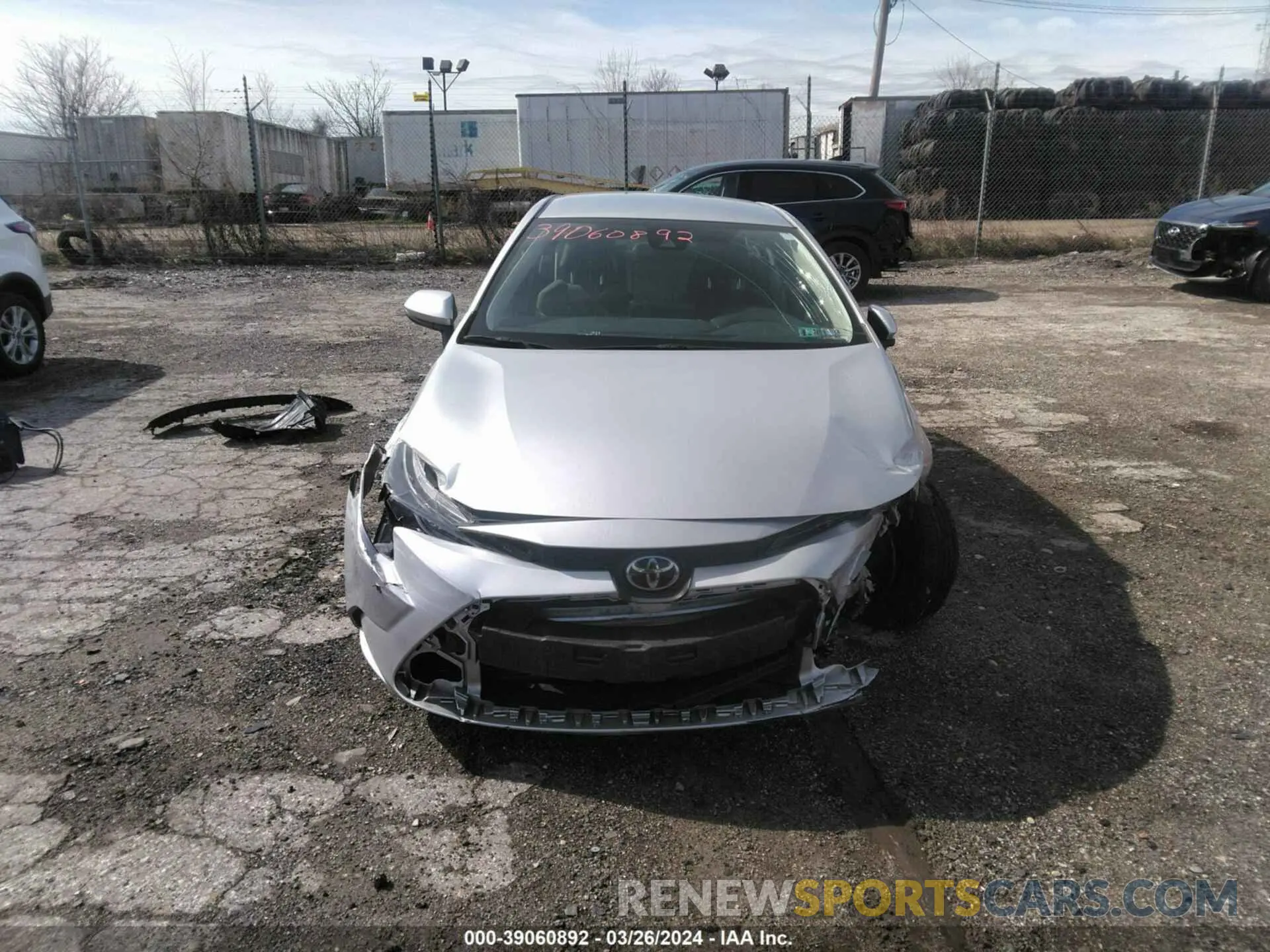 13 Photograph of a damaged car JTDEPMAE7NJ202600 TOYOTA COROLLA 2022