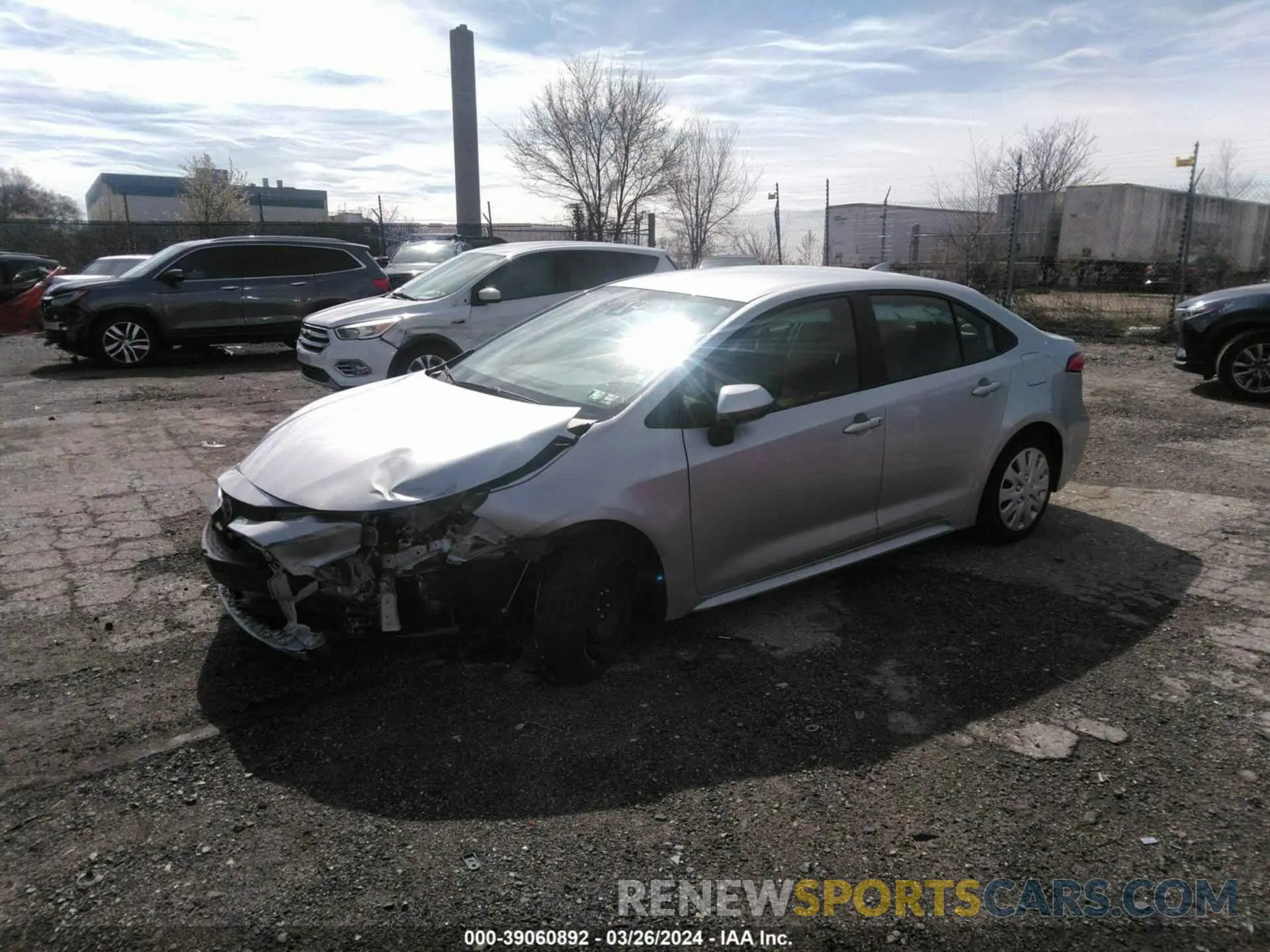 2 Photograph of a damaged car JTDEPMAE7NJ202600 TOYOTA COROLLA 2022