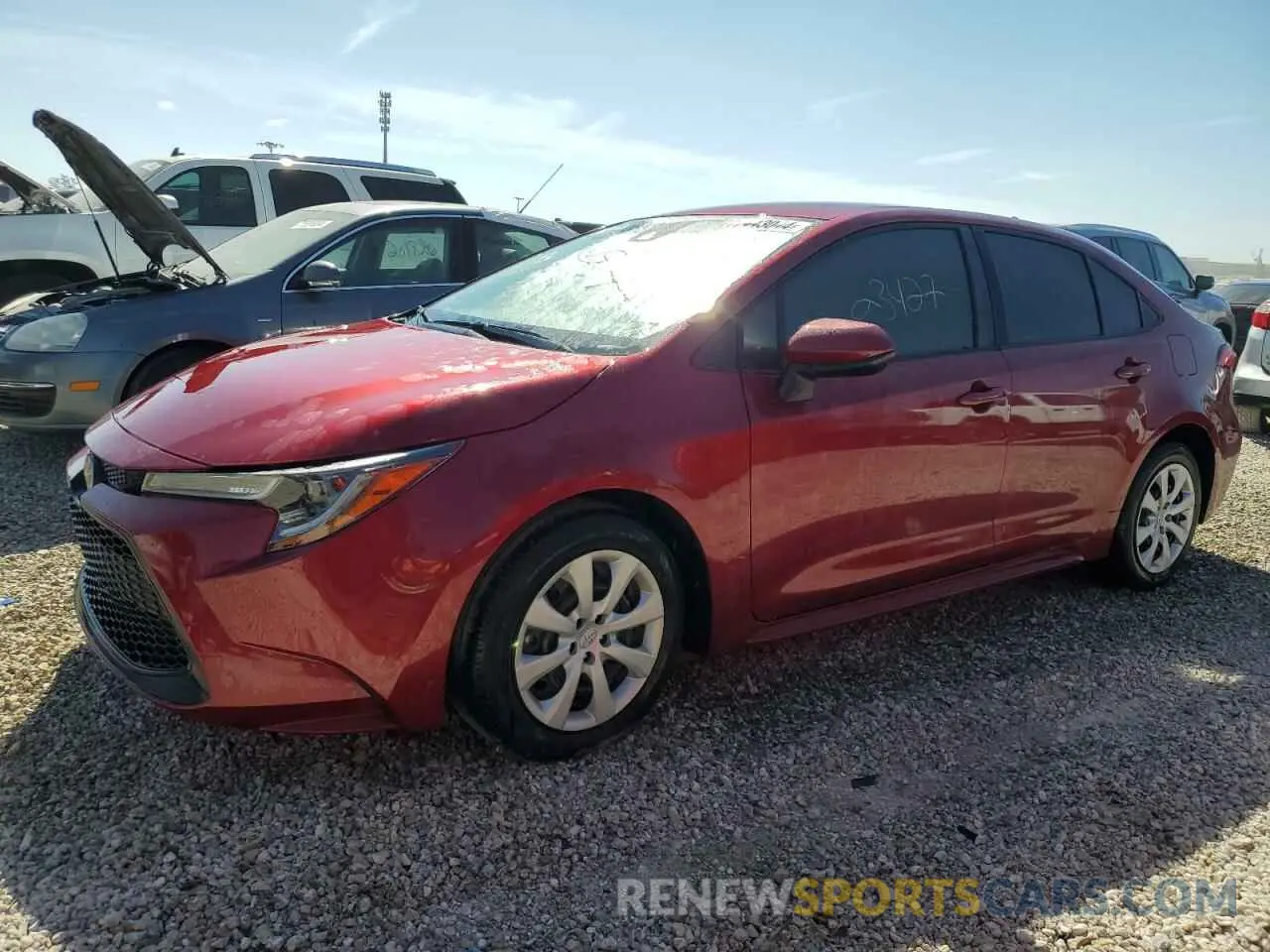 1 Photograph of a damaged car JTDEPMAE7NJ212172 TOYOTA COROLLA 2022