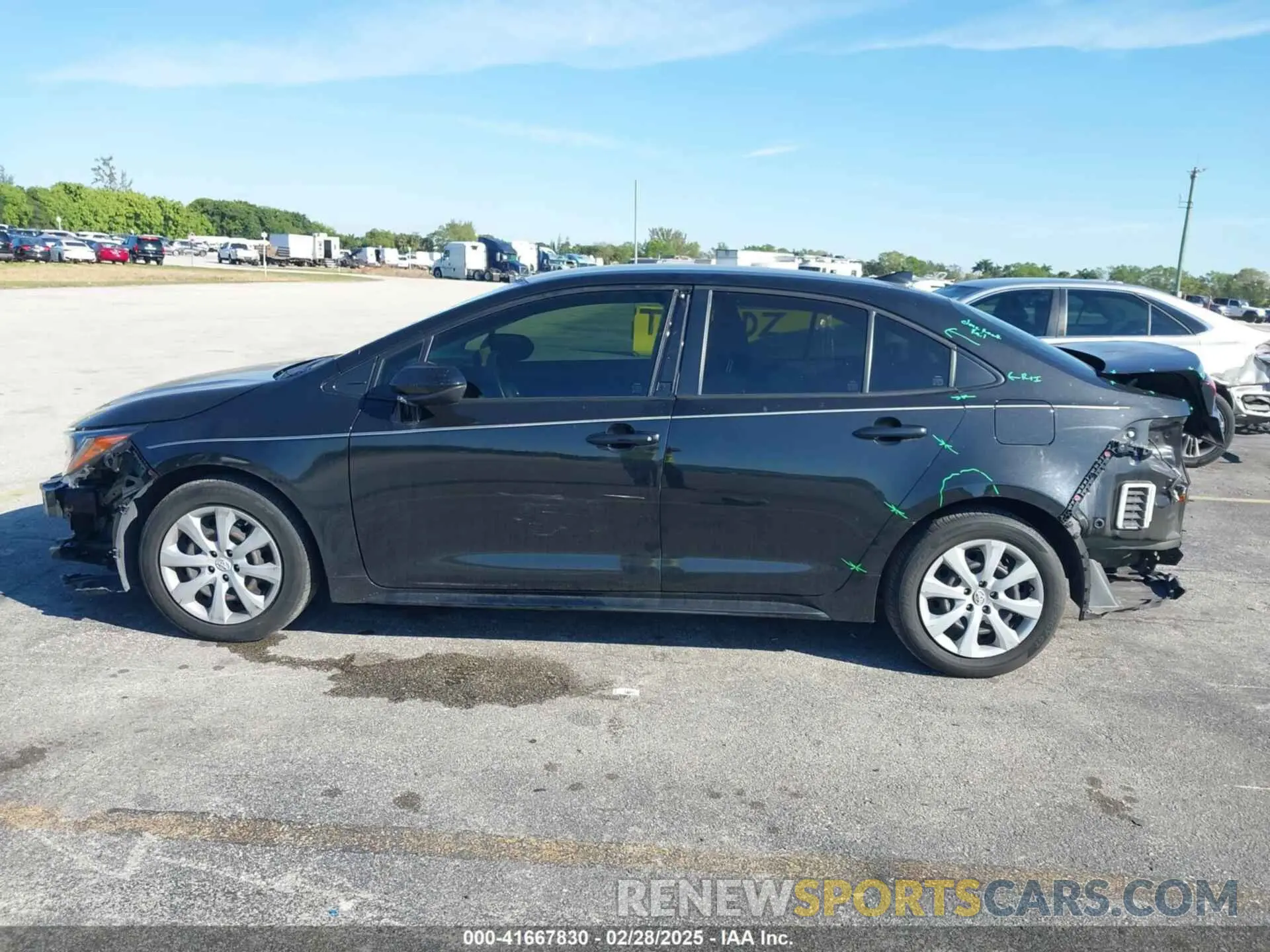 15 Фотография поврежденного автомобиля JTDEPMAE7NJ213760 TOYOTA COROLLA 2022