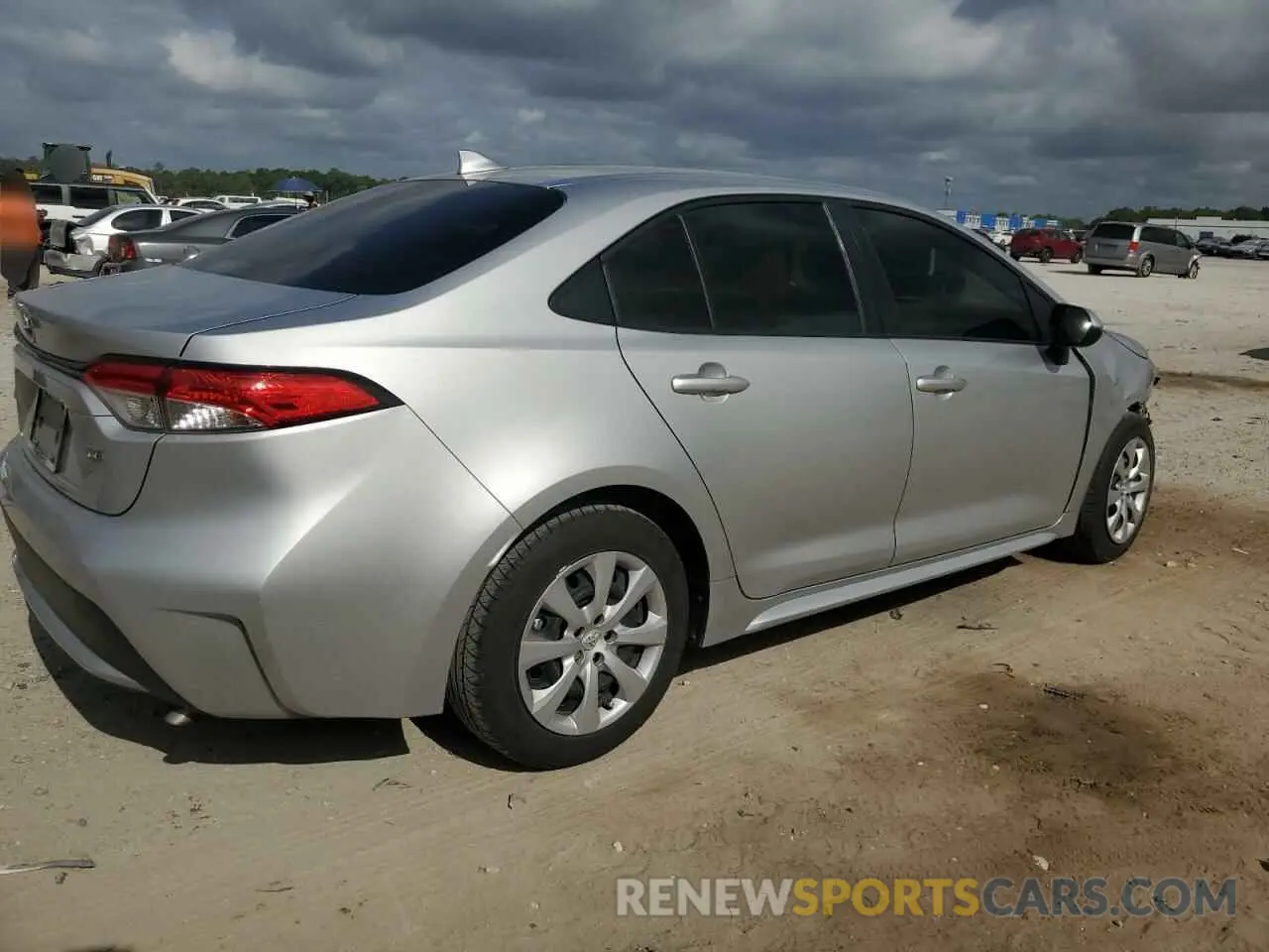 3 Фотография поврежденного автомобиля JTDEPMAE7NJ217047 TOYOTA COROLLA 2022