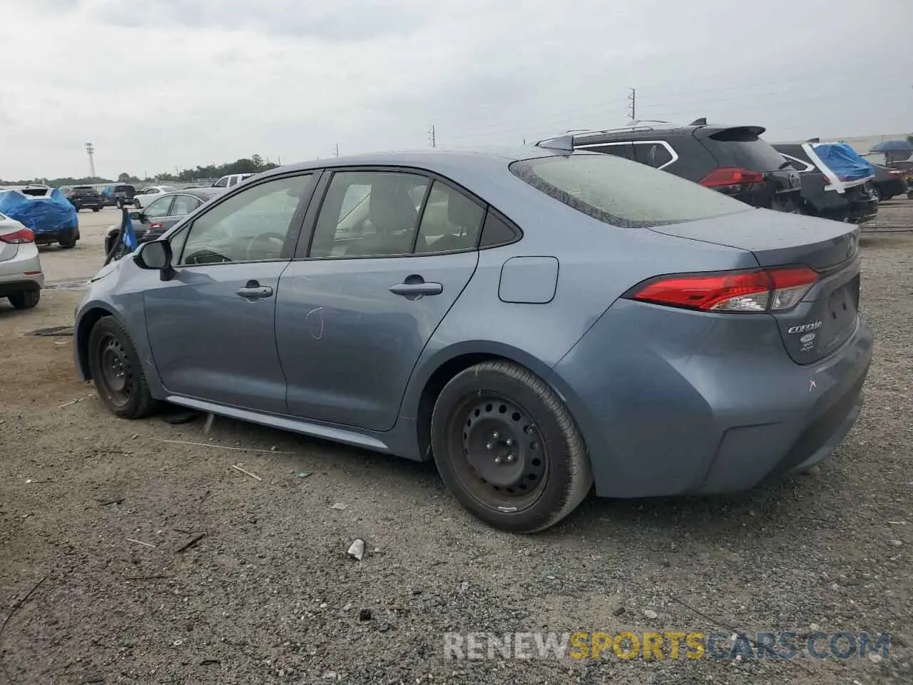2 Фотография поврежденного автомобиля JTDEPMAE7NJ218084 TOYOTA COROLLA 2022